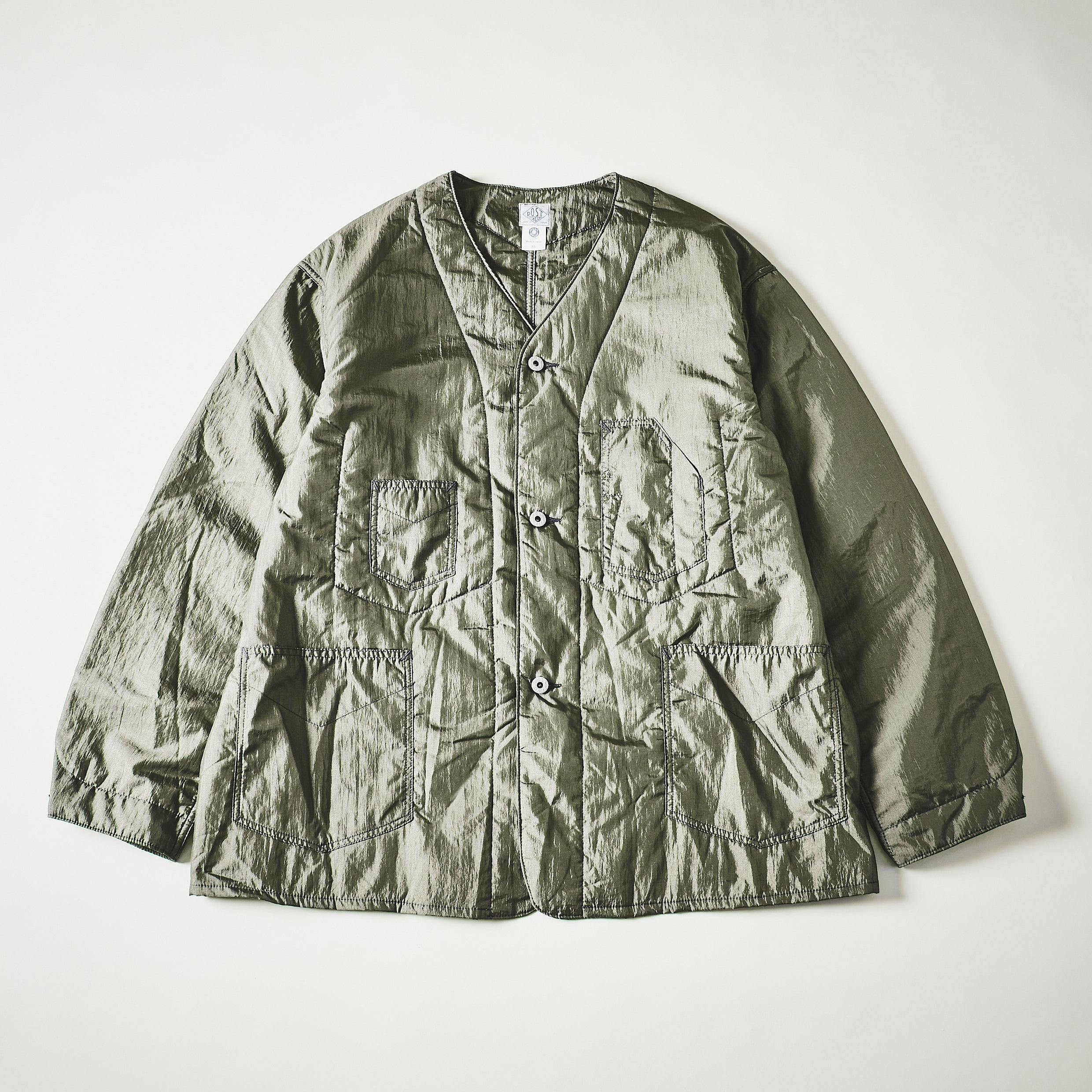 #3111DV-CT3 De Luxe Railroader 2 DV : crinkle nylon taffeta w/Thinsulate olive