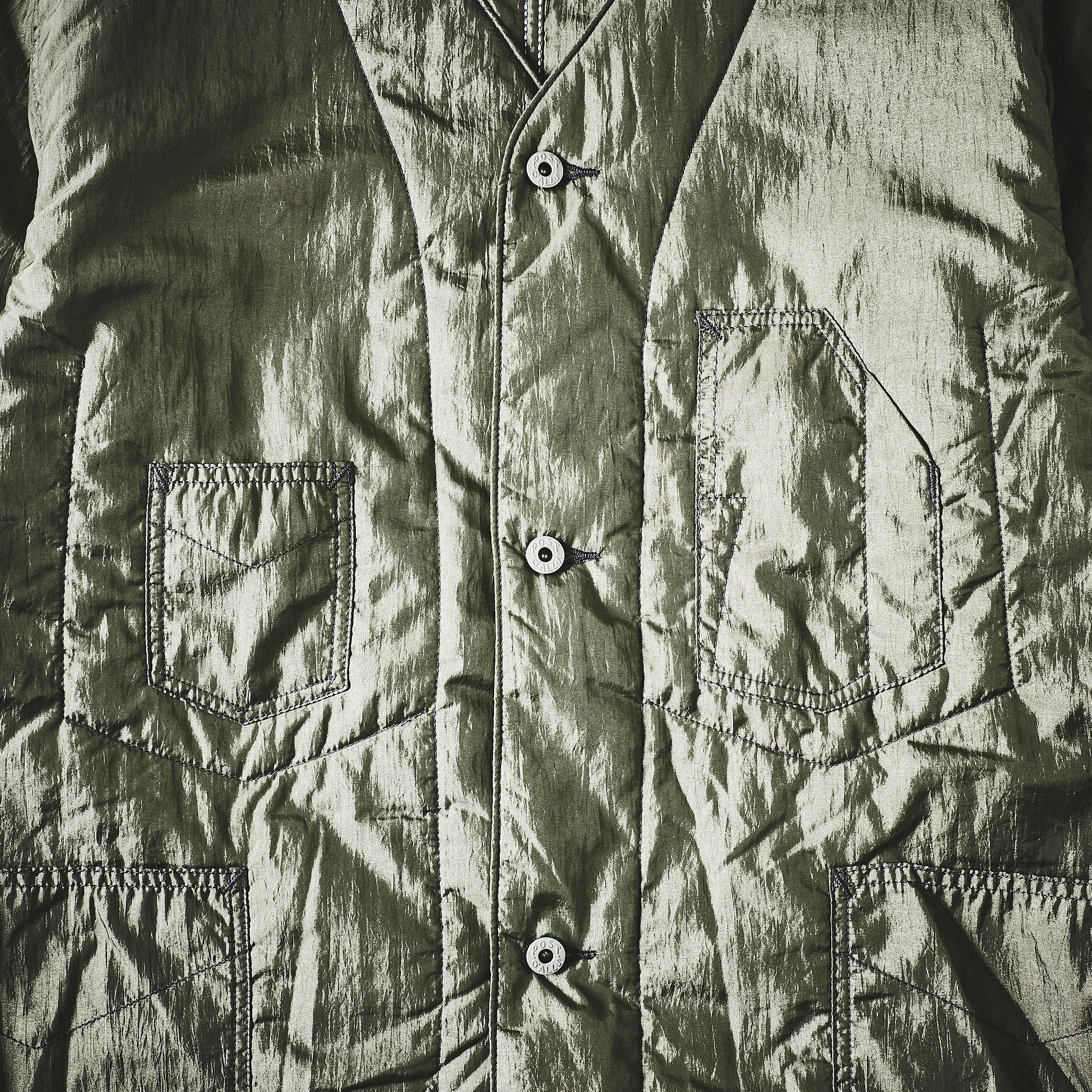 #3111DV-CT3 De Luxe Railroader 2 DV : crinkle nylon taffeta w/Thinsulate olive