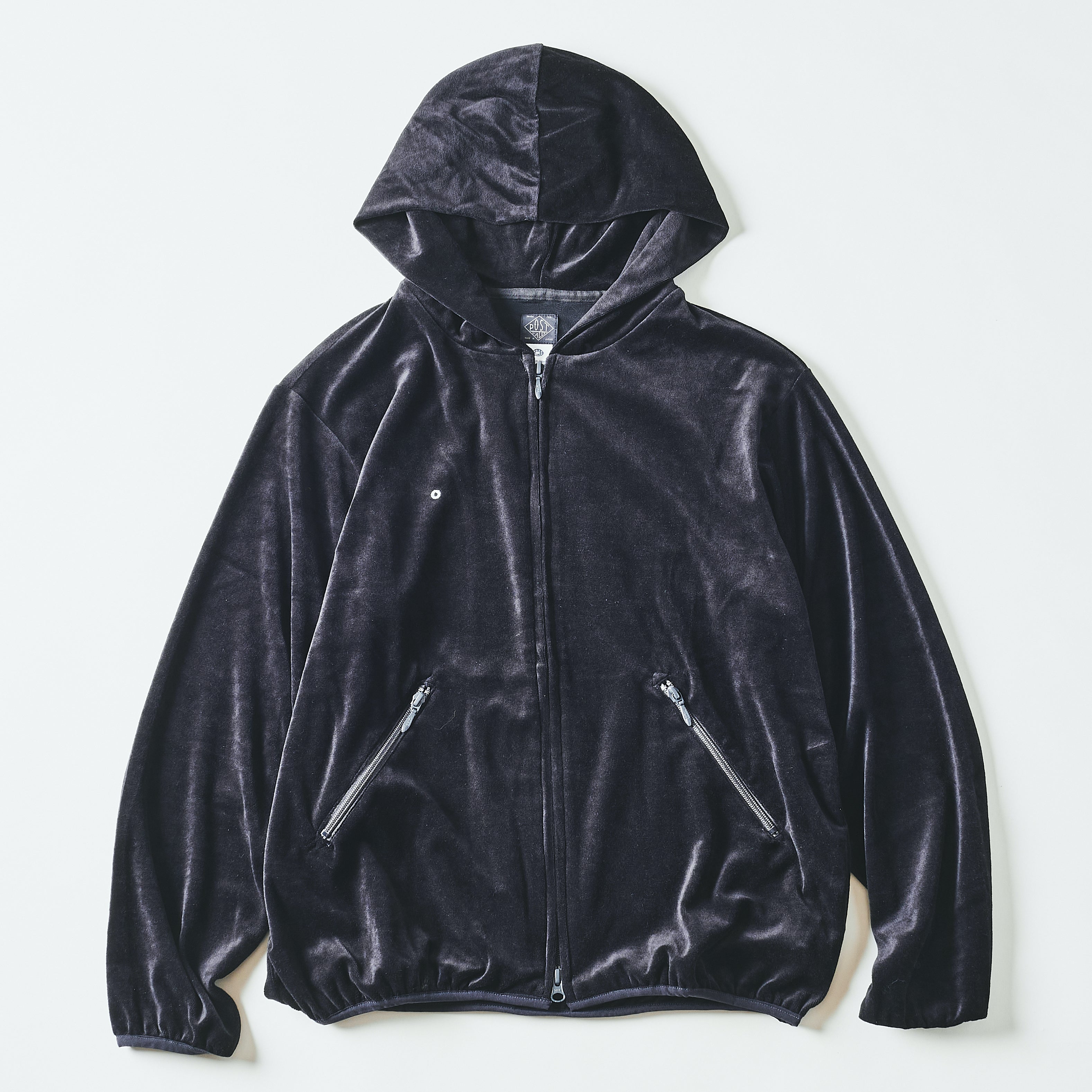 #3610-V3 E-Z Hoodie 2 : poly/cotton velour black (Shop Special)