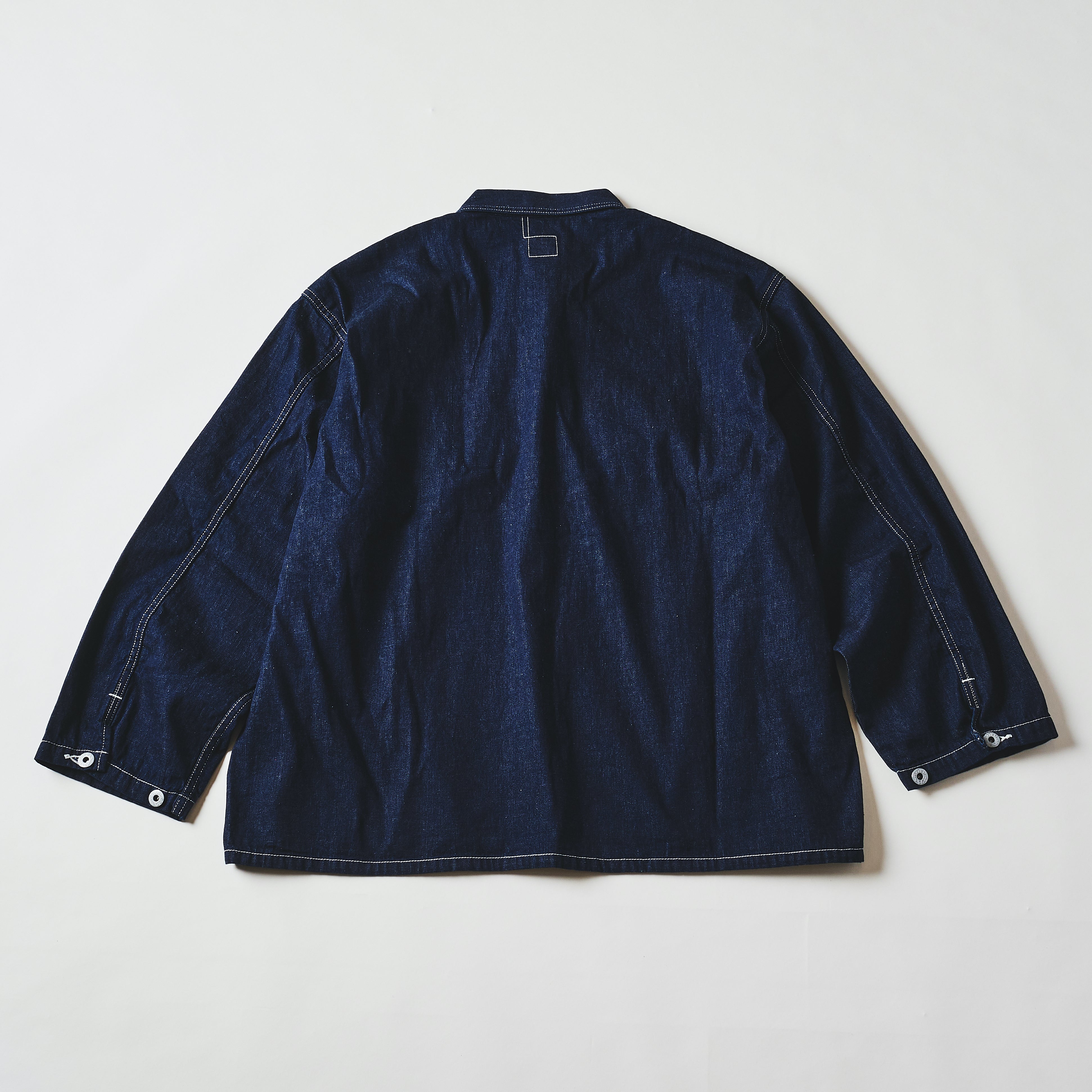 #1204-8DI ARMY SHIRT : 8 oz. denim indigo