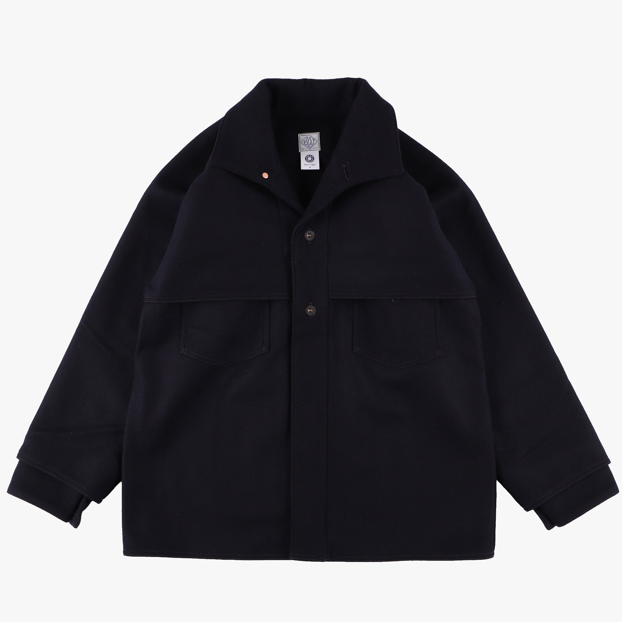 #2133 POST LOGGER WM1 : wool melton navy