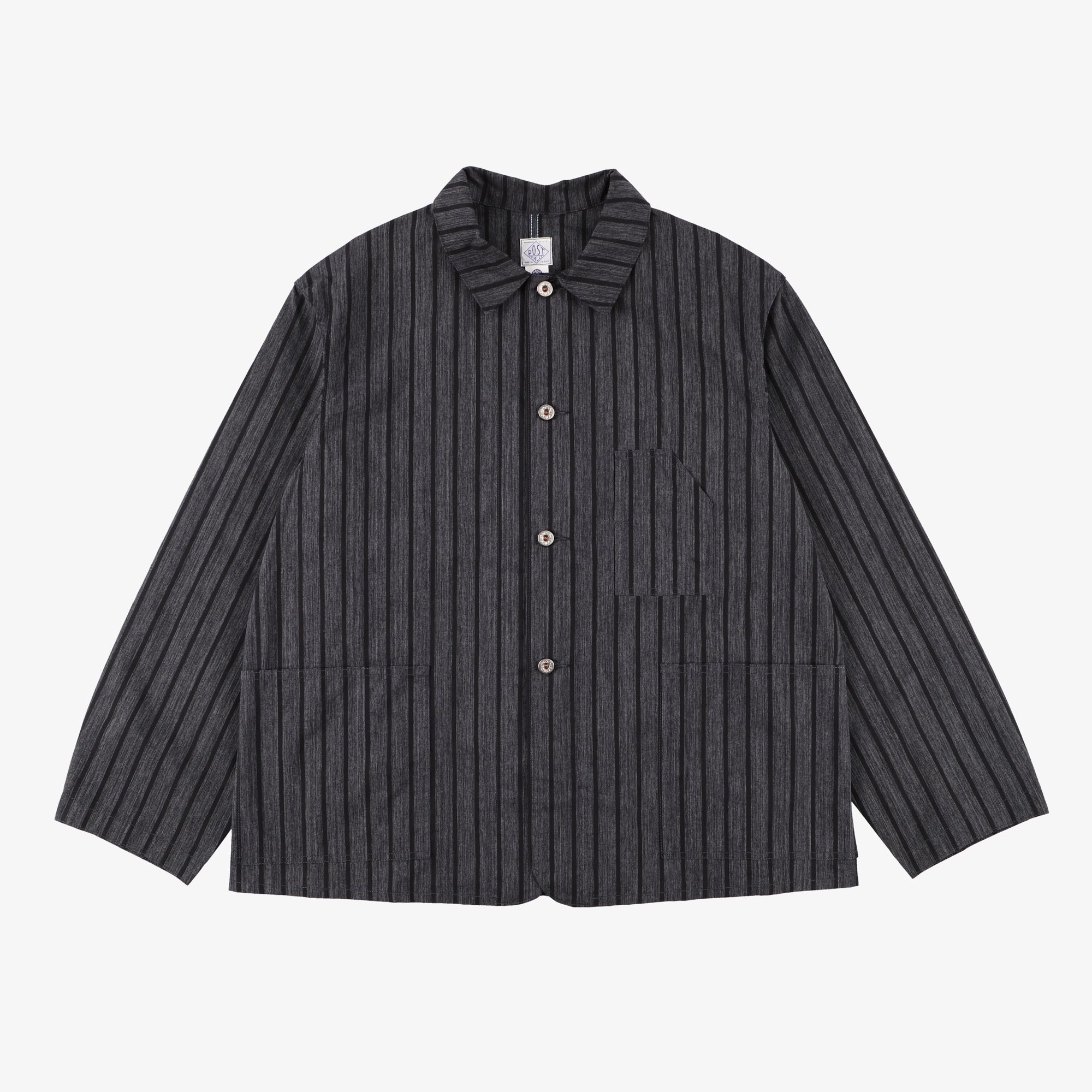 #1106R SH : stripe heather charcoal
