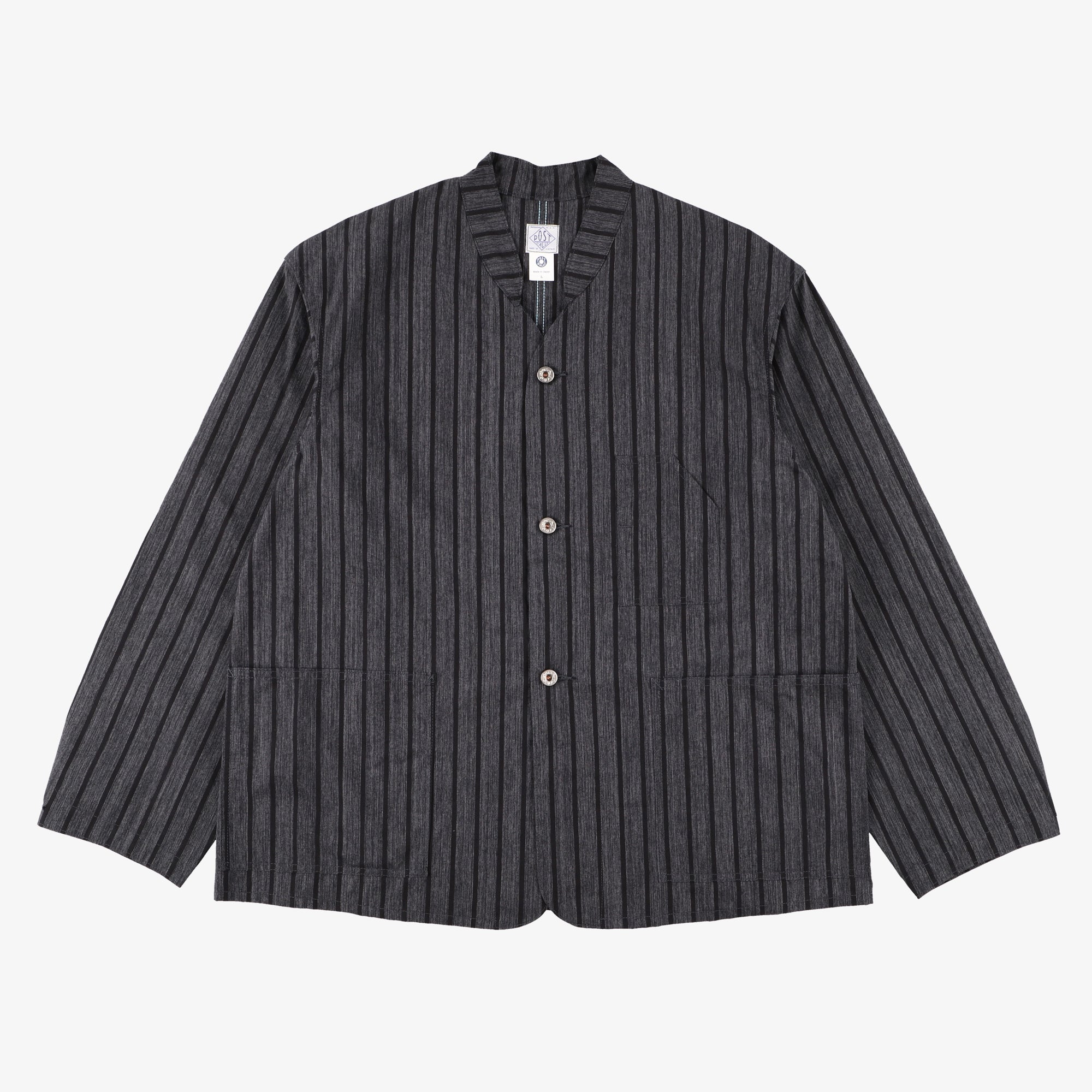 #1109R SH : stripe heather charcoal