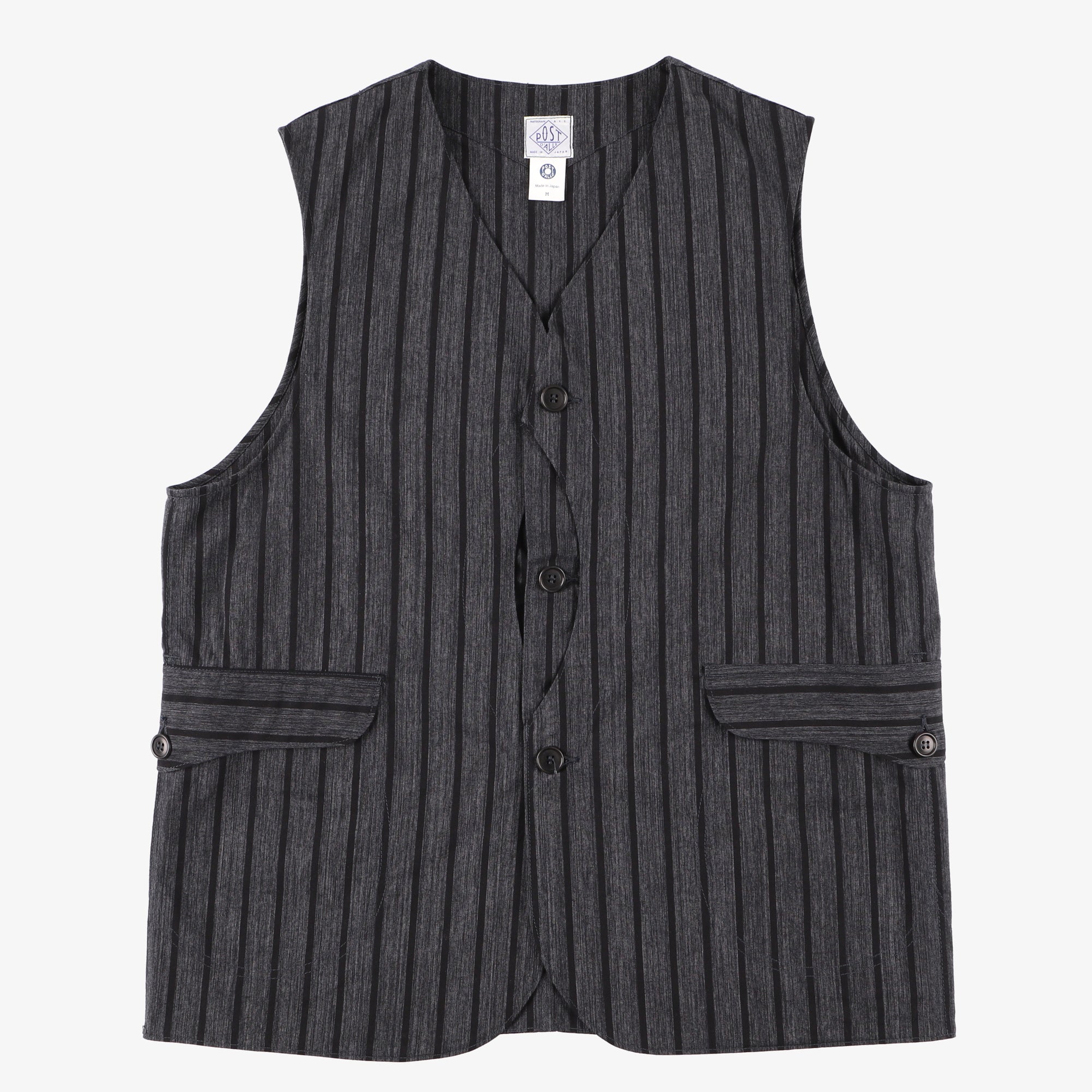 #1512 ROYAL TRAVELER SH : stripe heather charcoal