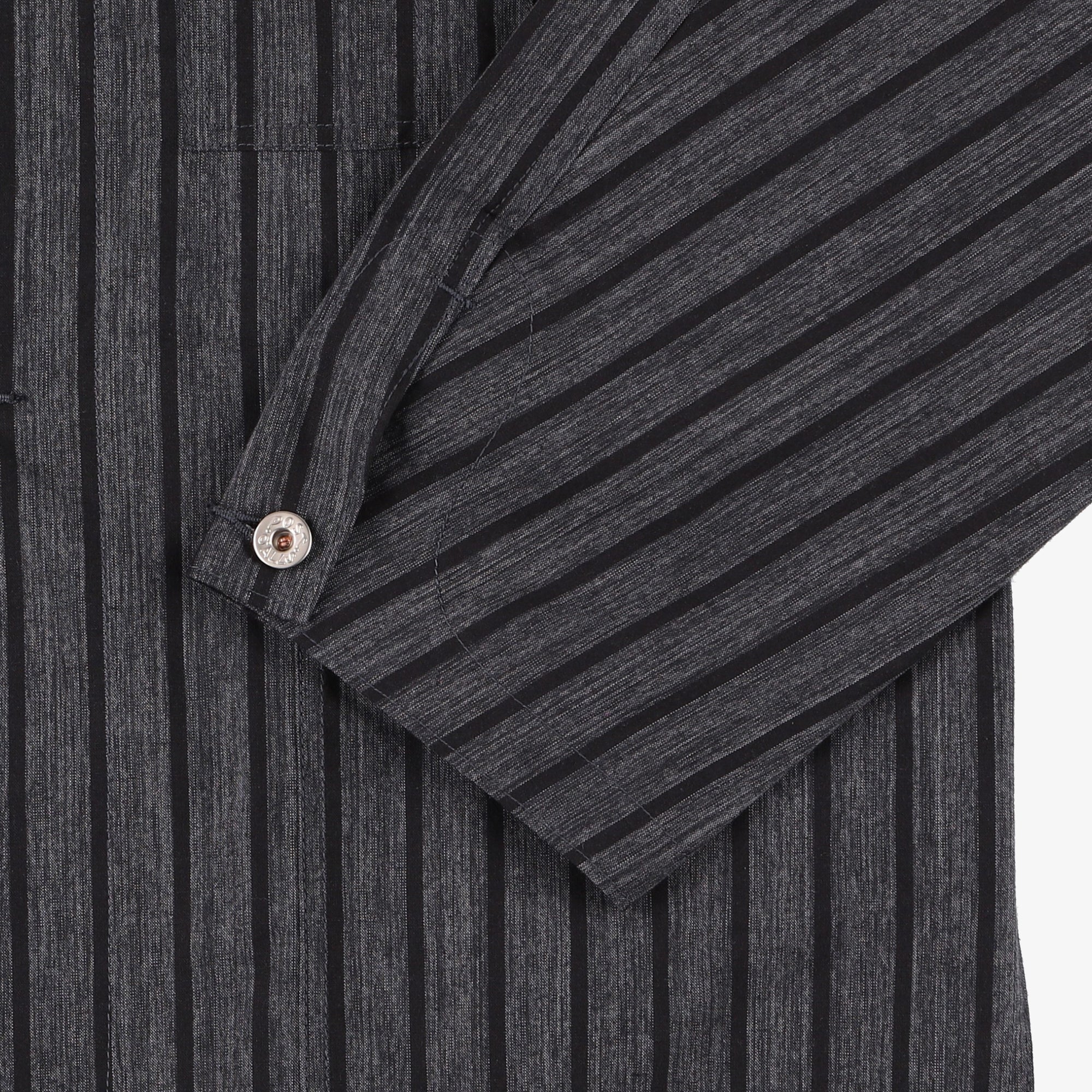 #1109R SH : stripe heather charcoal