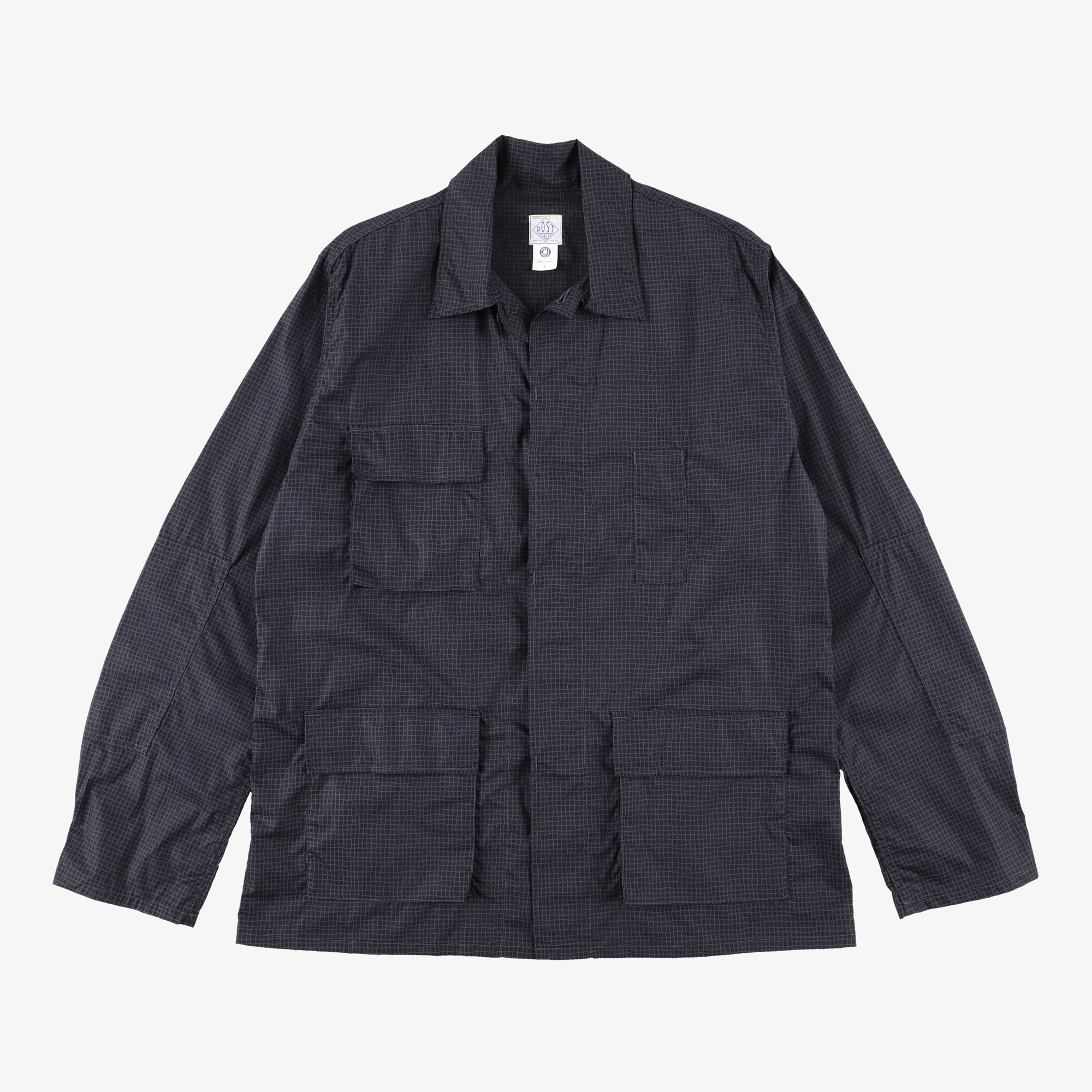 #1123 BDU-R AGP : acid graph plaid black
