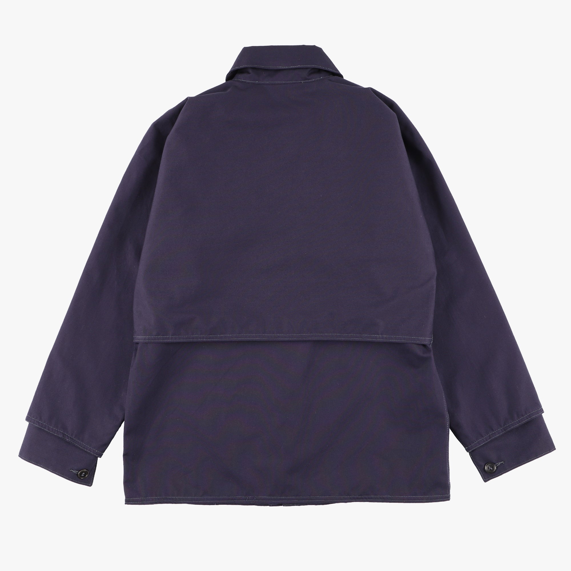 #2133-CPN POST LOGGER : cotton poplin navy "Dead Stock"
