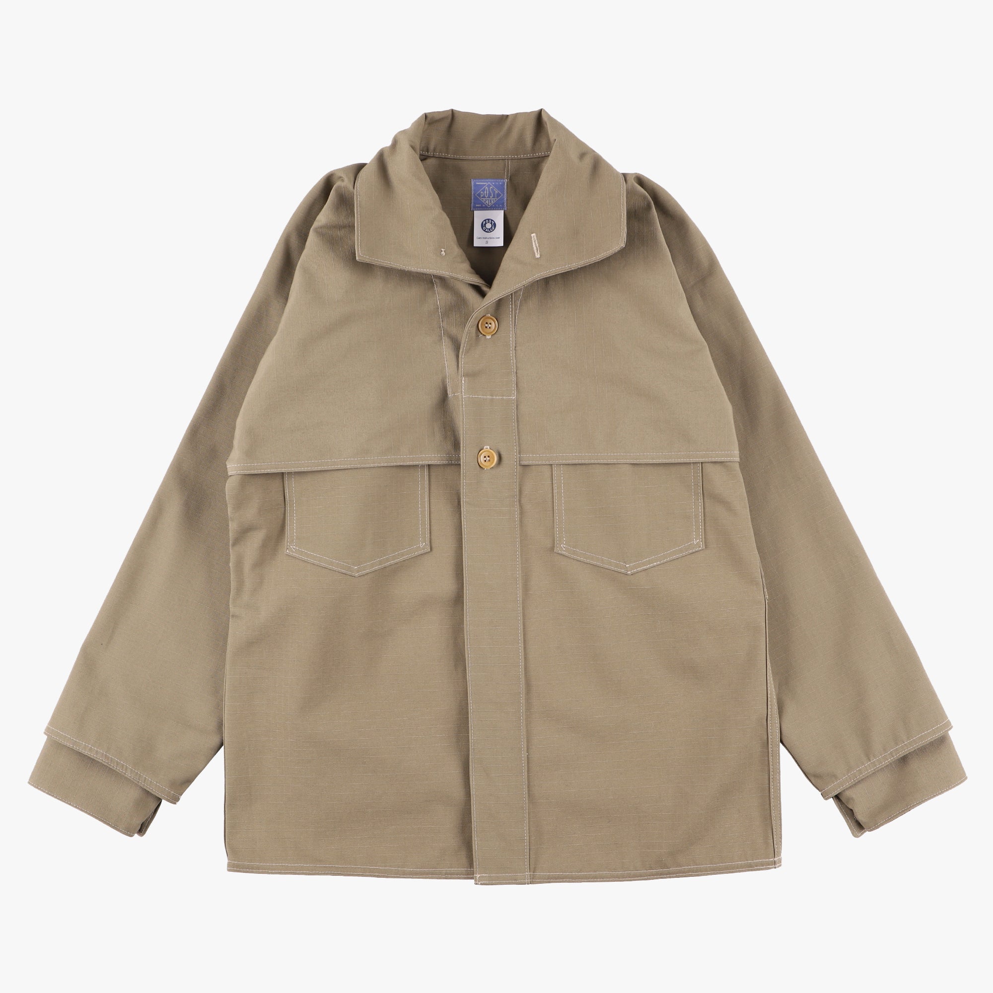 #2133-CRK POST LOGGER : cotton ripstop khaki "Dead Stock"