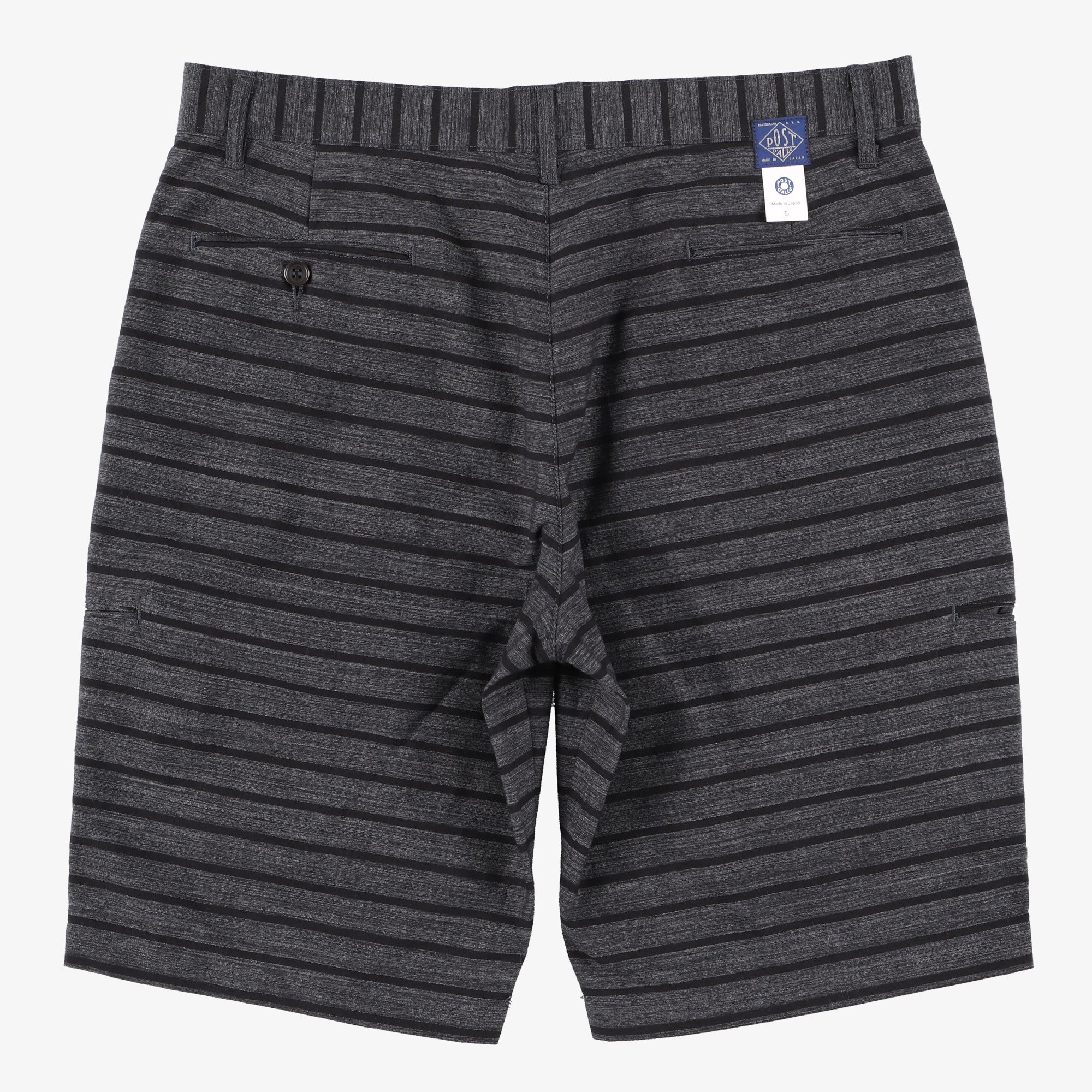 #2321S CITI-CRUZ Shorts SH : stripe heather charcoal