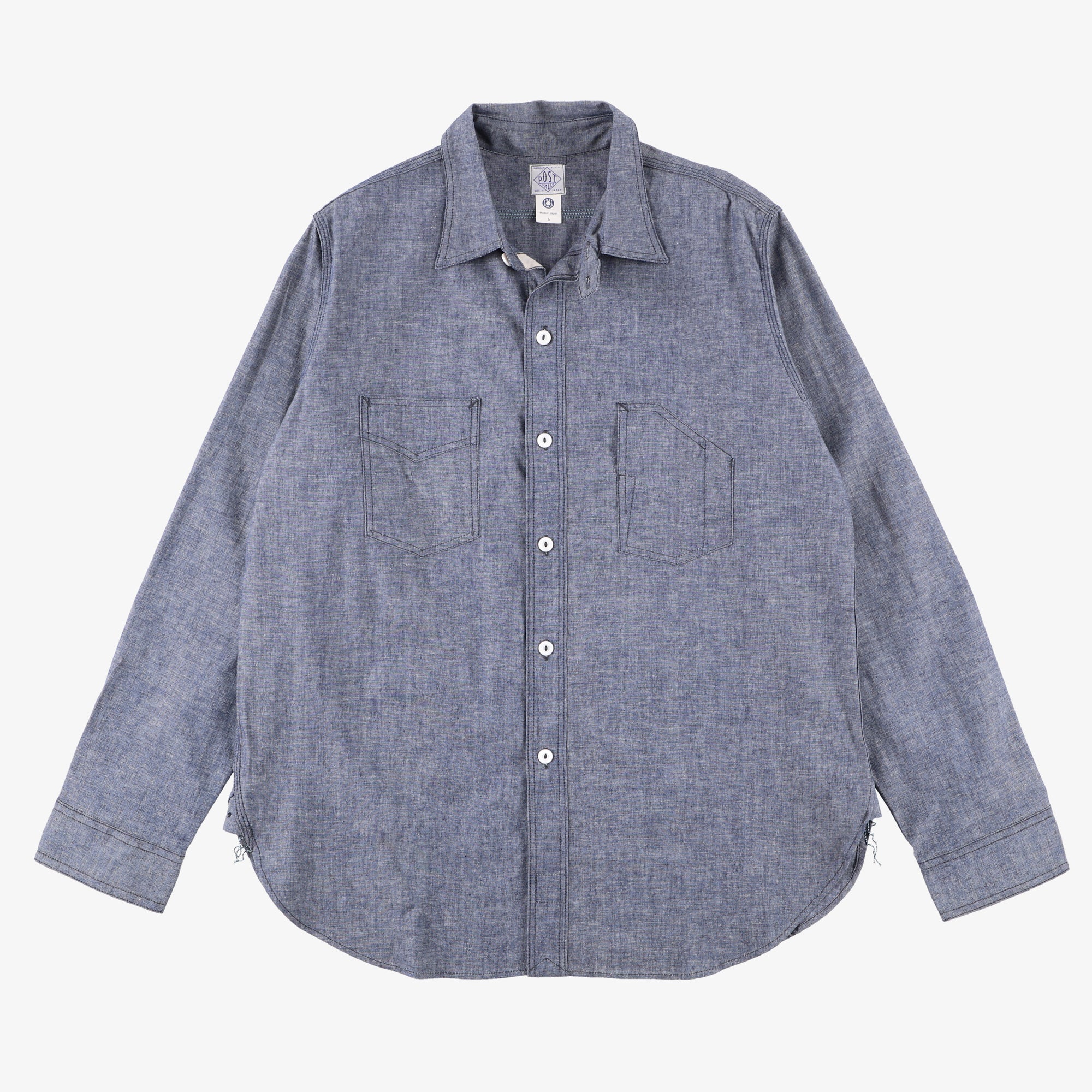 #3201 1102 Shirt 11 : chambray indigo