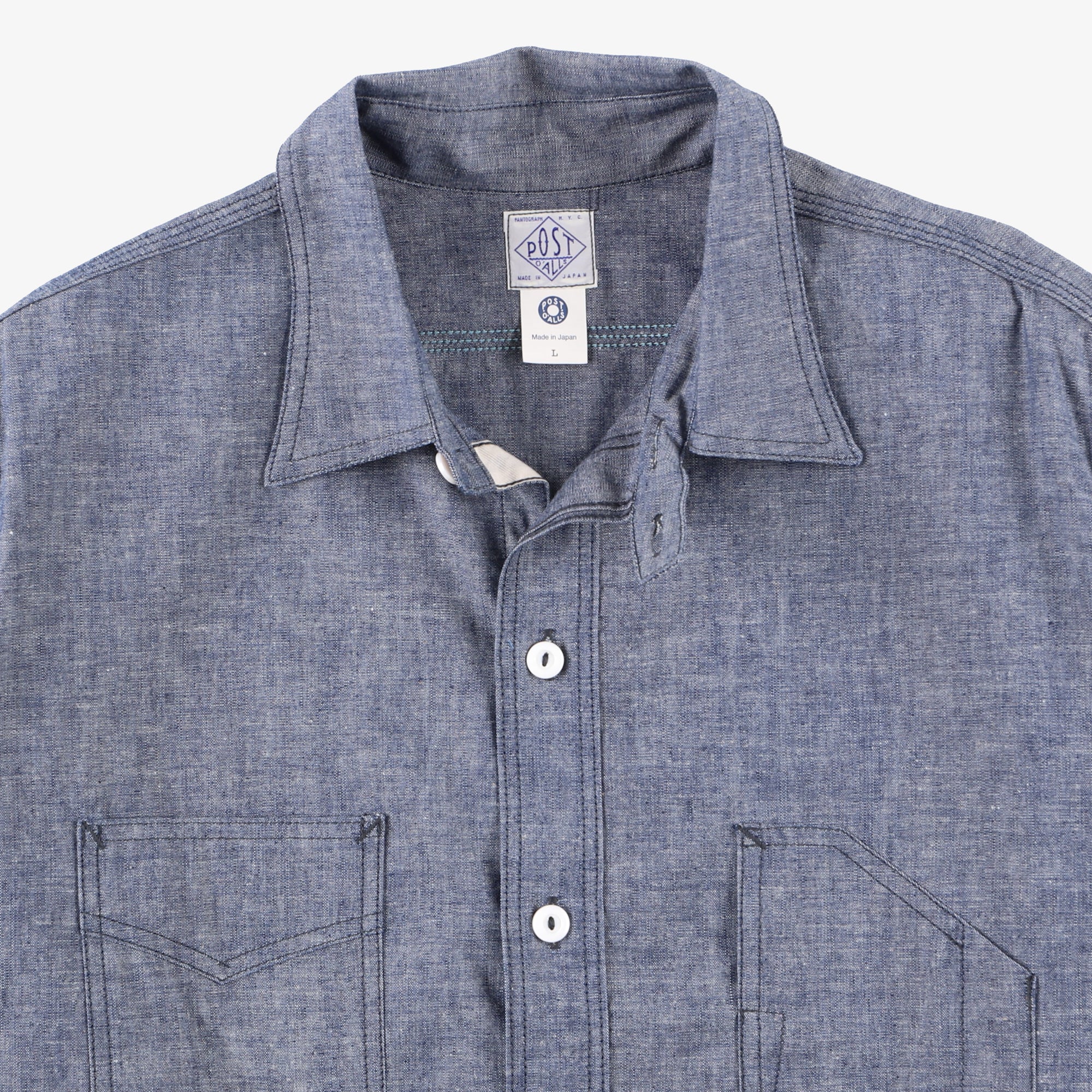 #3201 1102 Shirt 11 : chambray indigo