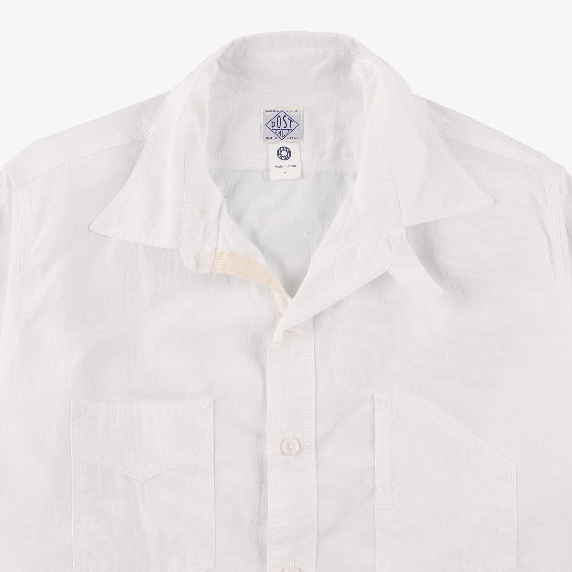 #3201 1102 Shirt CV1 : cotton veil white