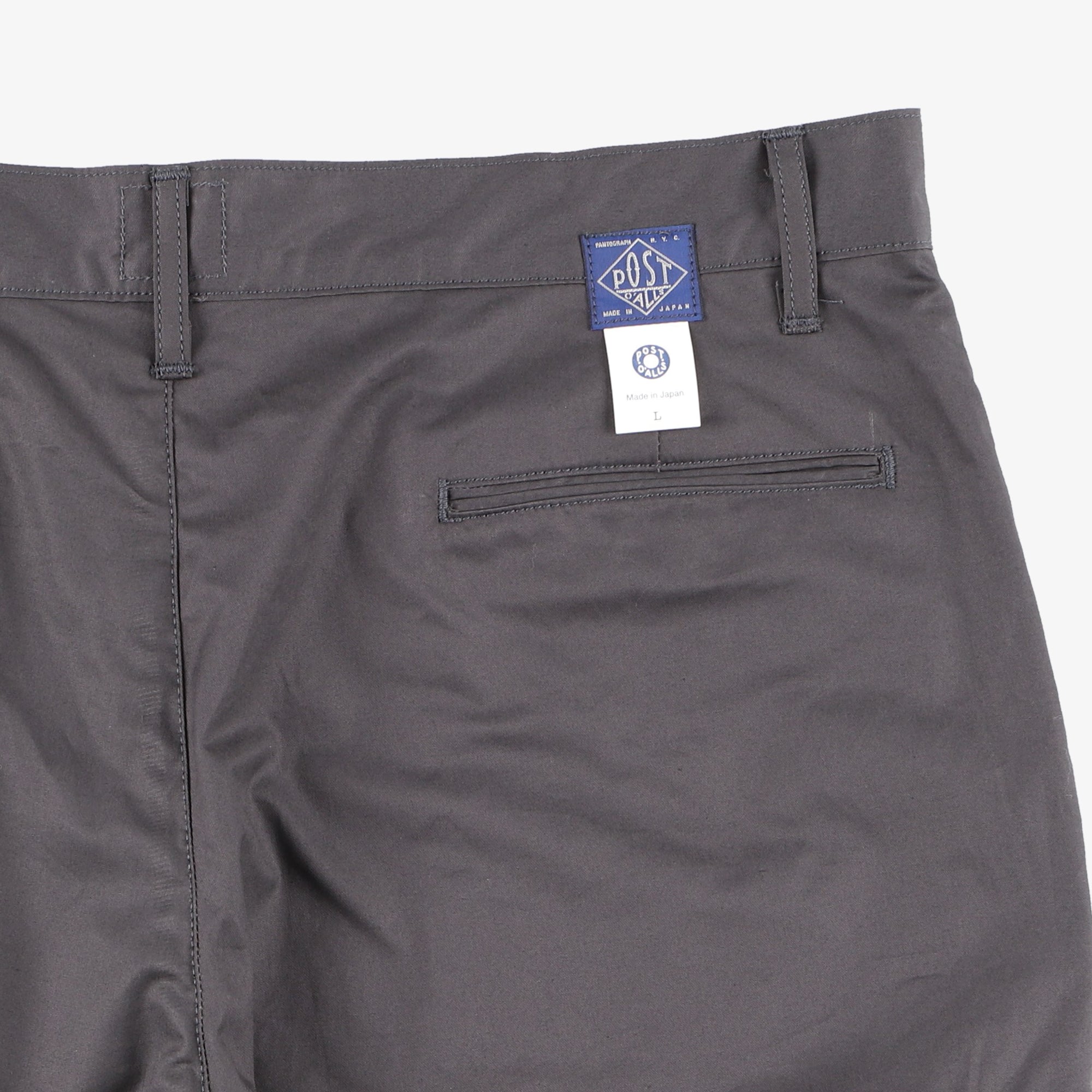 #2321S CITI-CRUZ Shorts LT2 : light twill charcoal