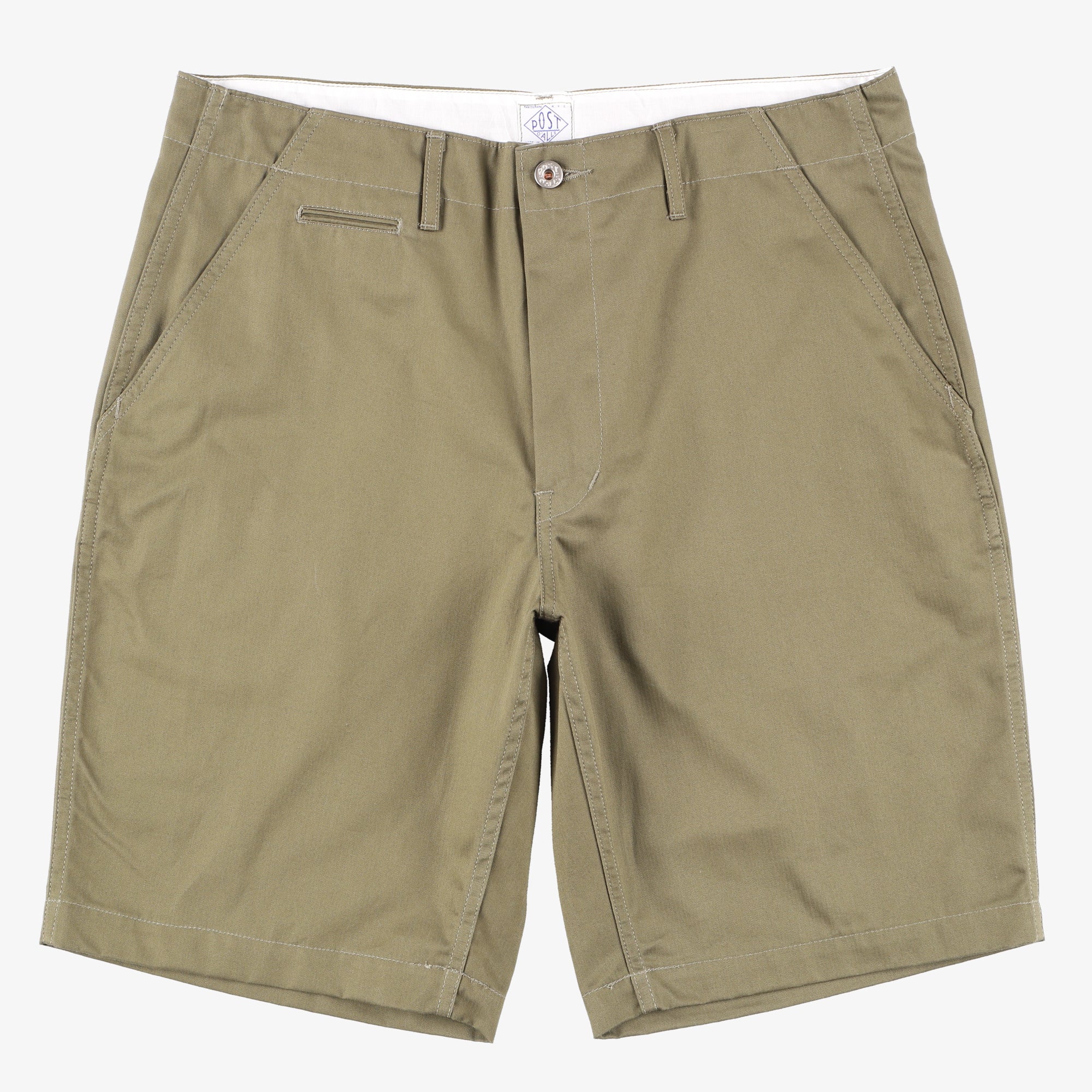 #2324S New Maker Shorts FH2 : fine herringbone olive