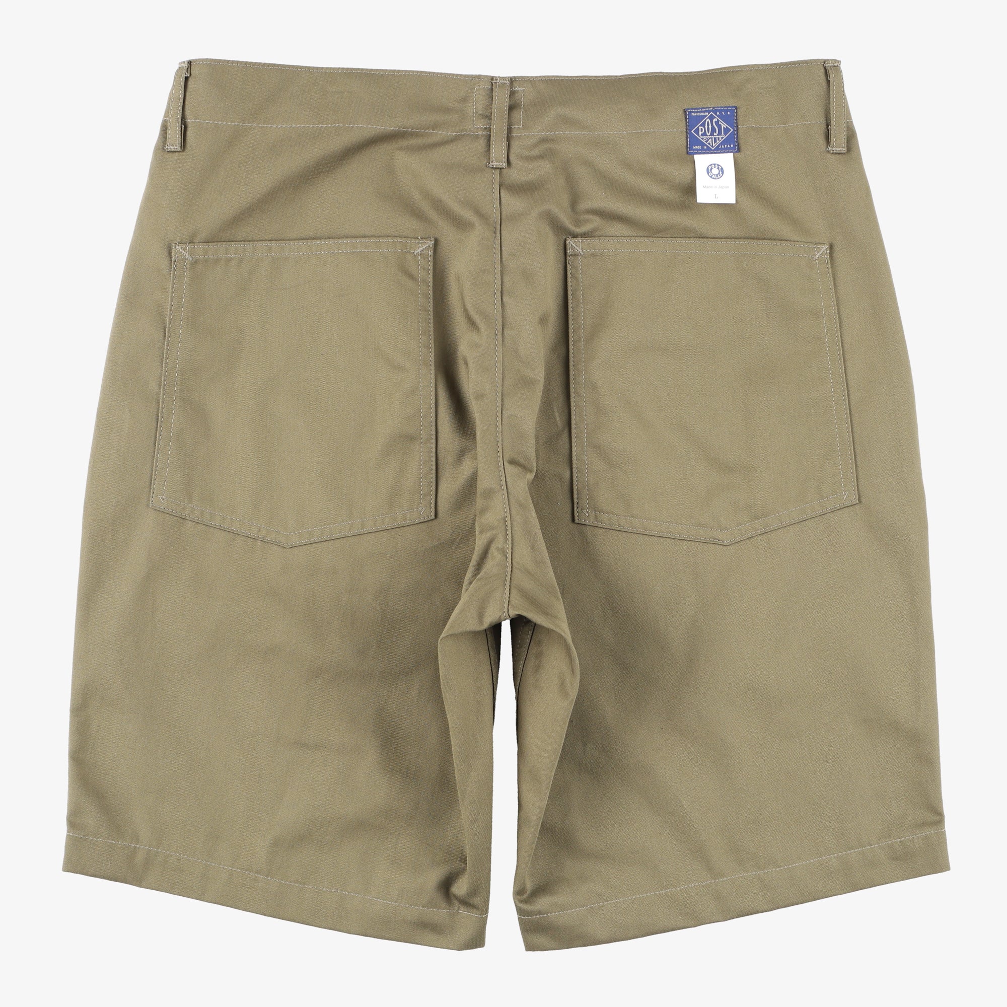#2324S New Maker Shorts FH2 : fine herringbone olive