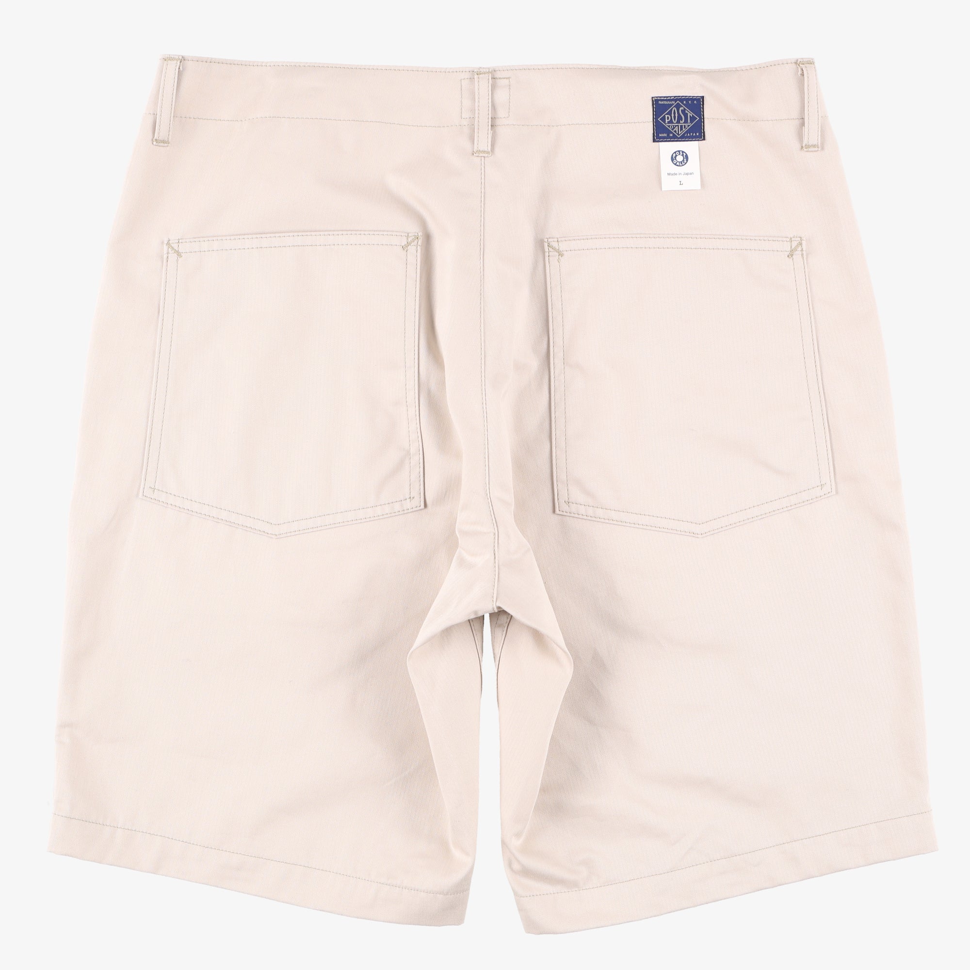 #2324S-FH3 New Maker Shorts : fine herringbone khaki
