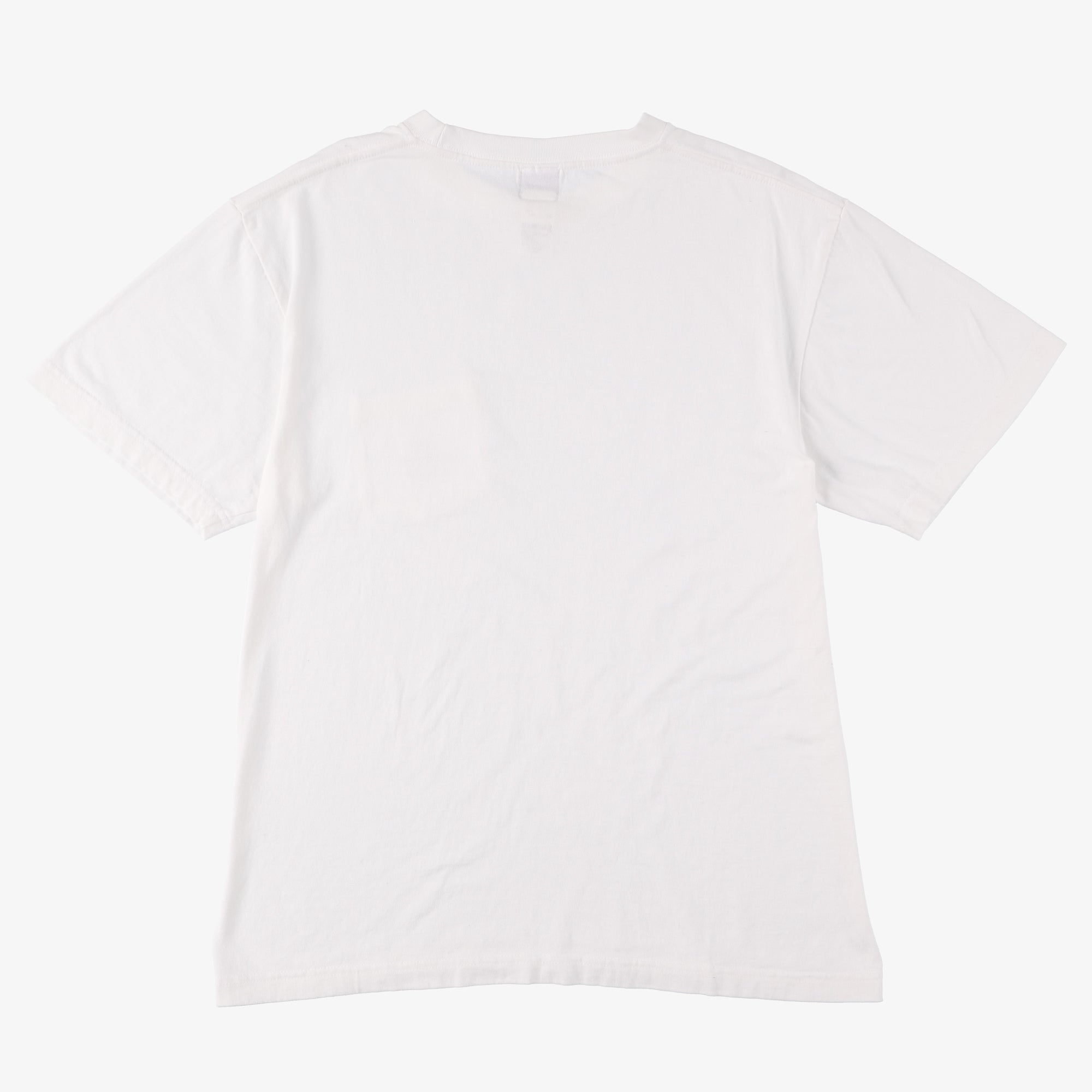 #3004 I LIKE POST pocket Tee 1 : cotton jersey white x dk grey