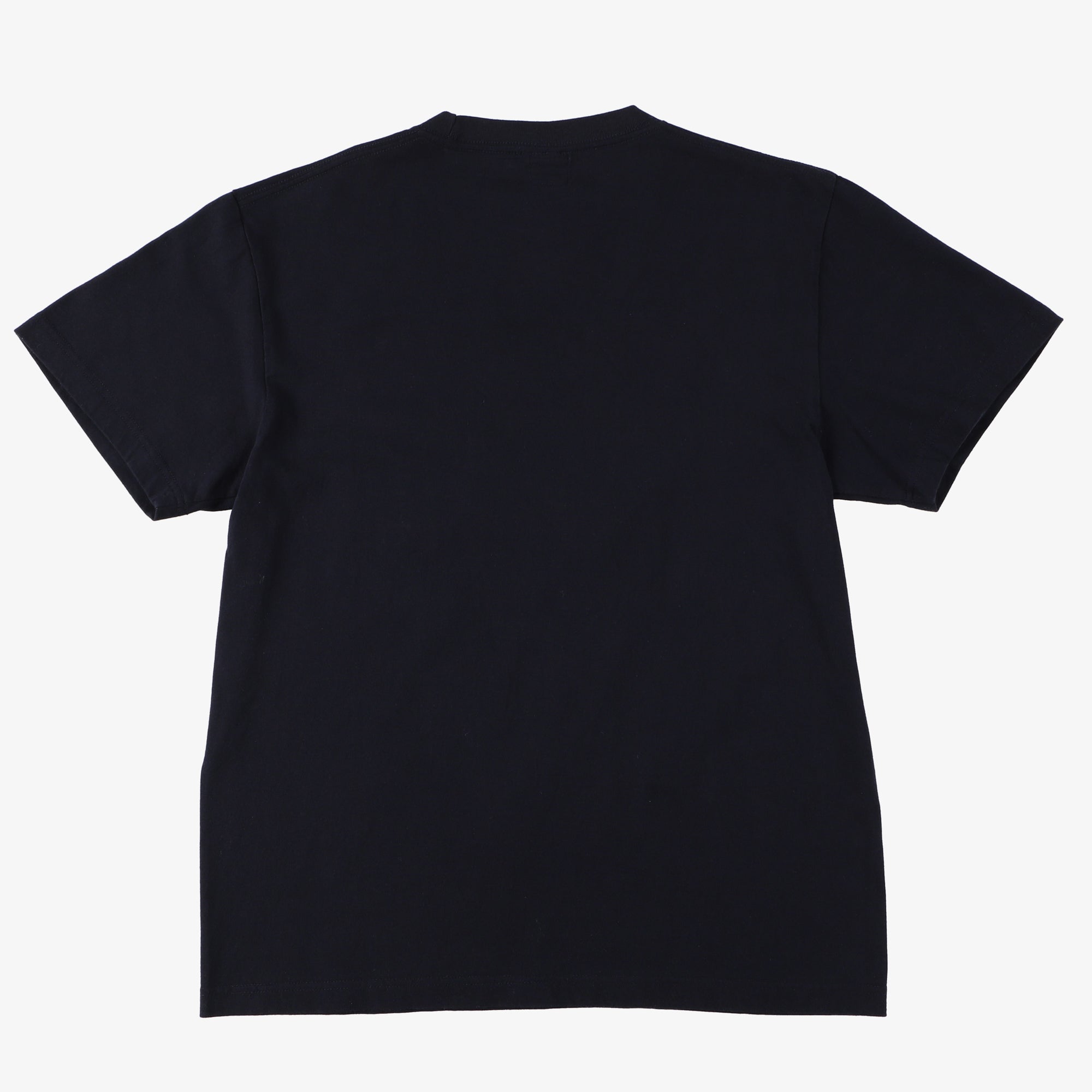#3003 Donut pocket Tee 2 : cotton jersey navy x white