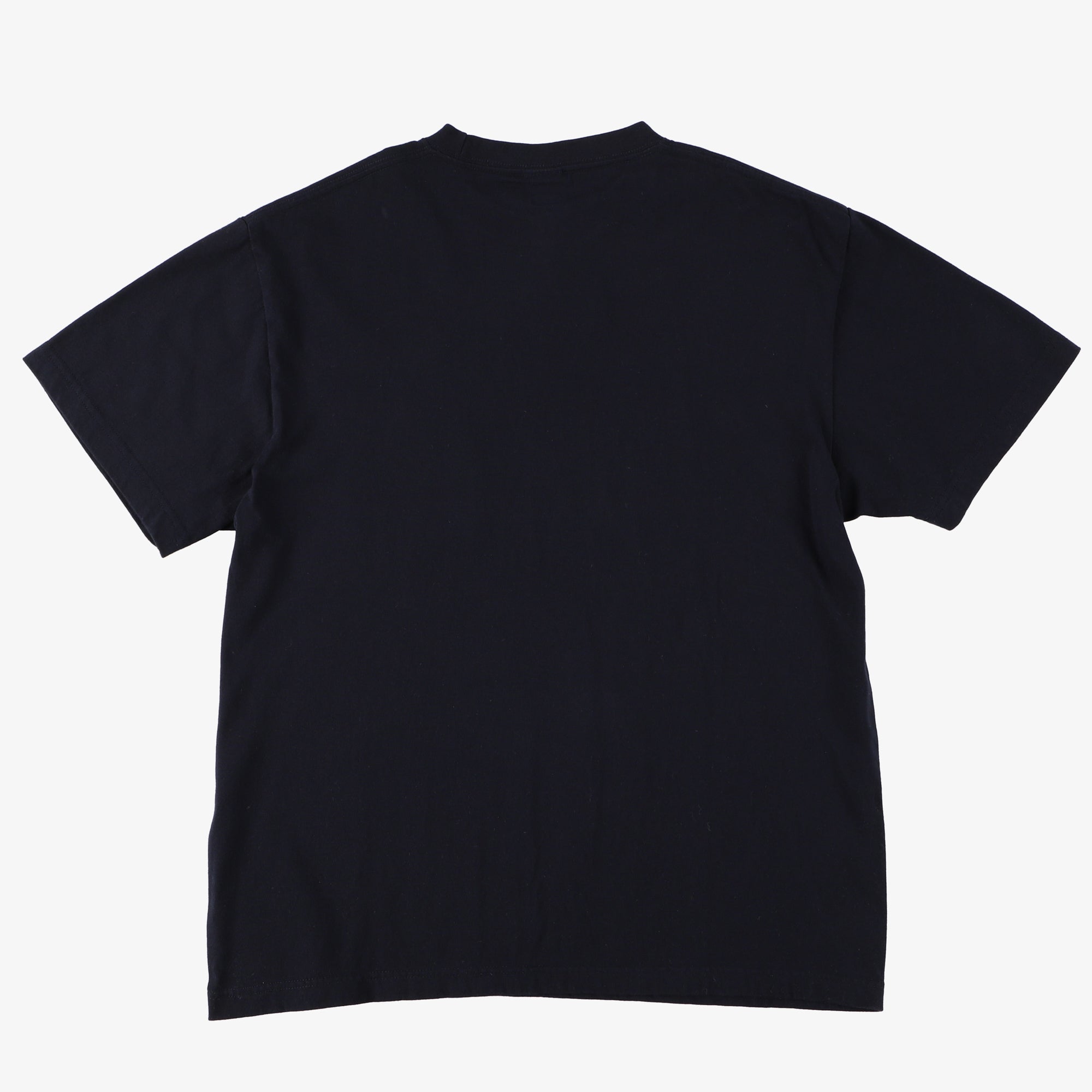#3004 I LIKE POST pocket Tee 2 : cotton jersey navy x pale green