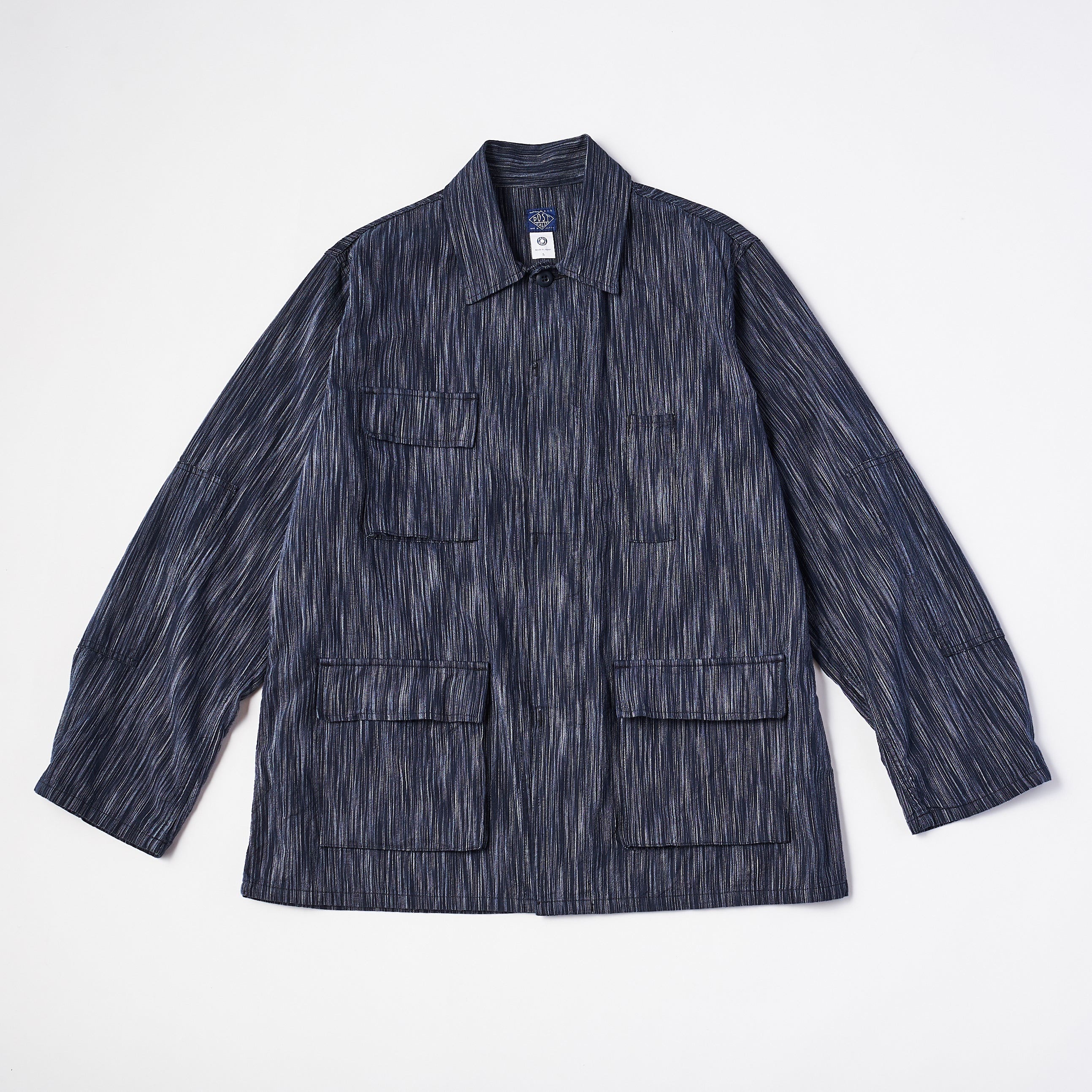 #1123 IKT BDU-R : ikat indigo