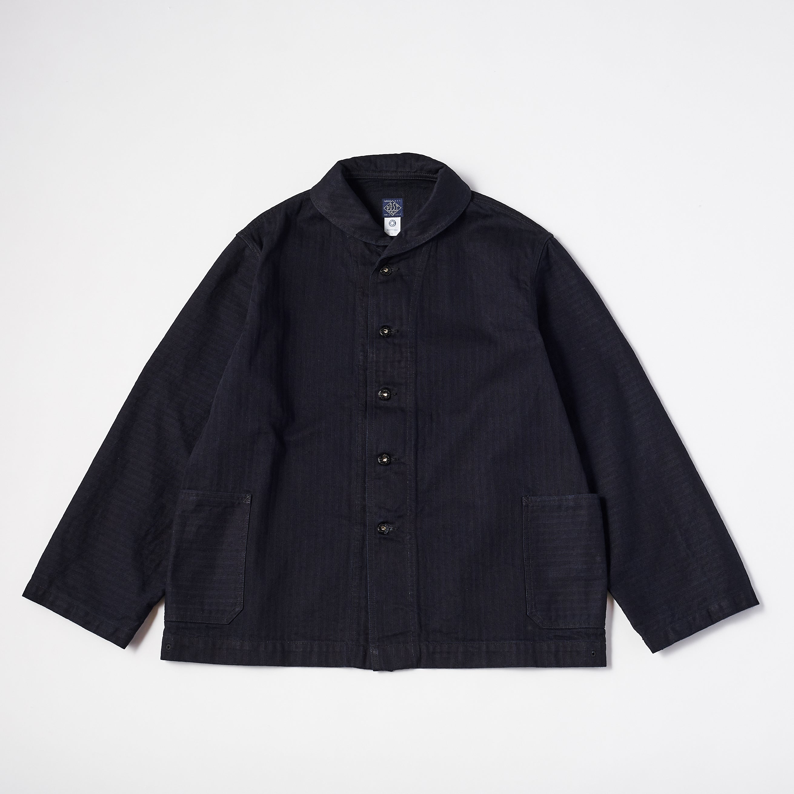 #2114R NAVY-BLU-R HBDN : herringbone denim navy