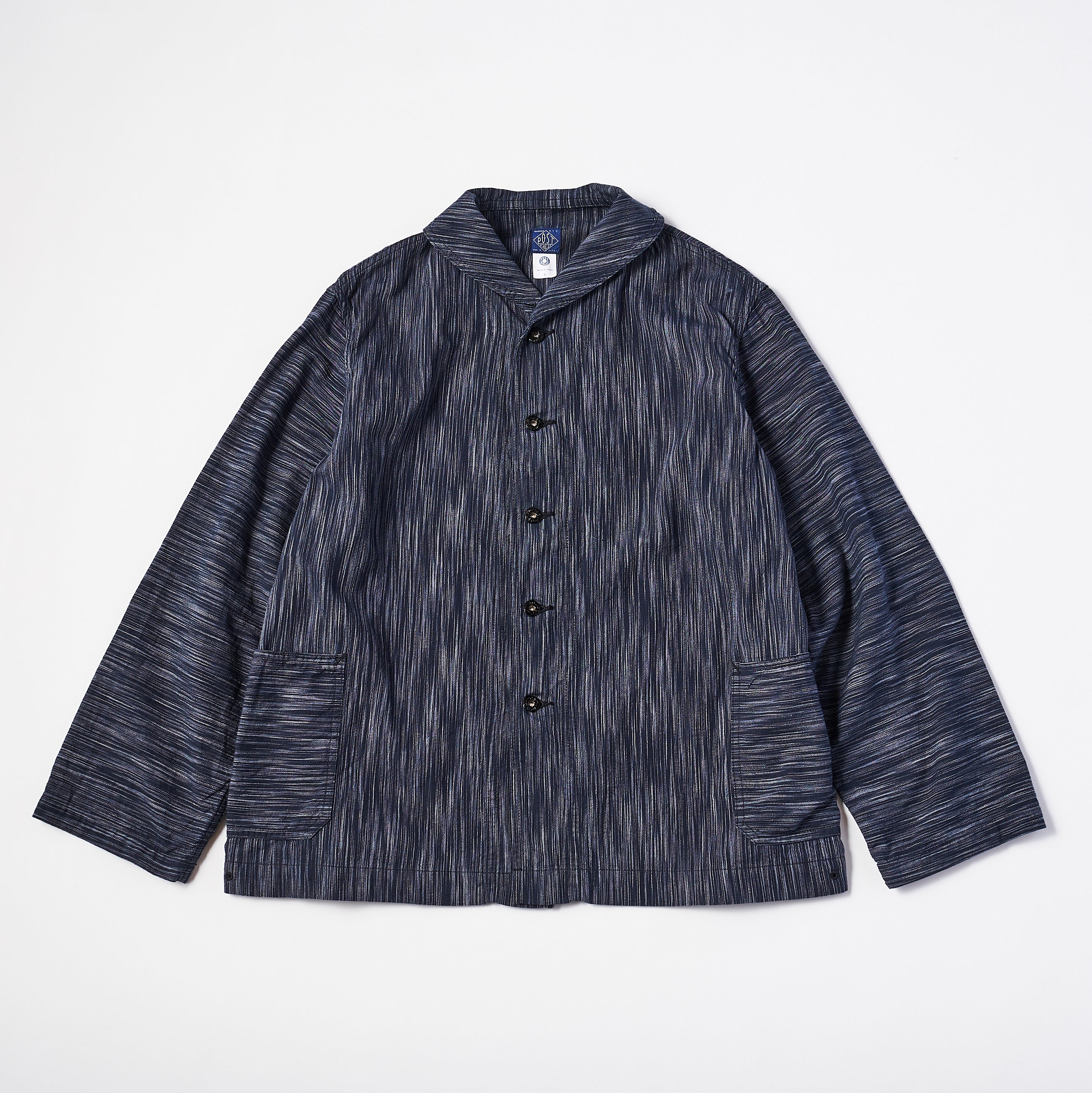 #2114R-IKT NAVY-BLU-R : ikat indigo