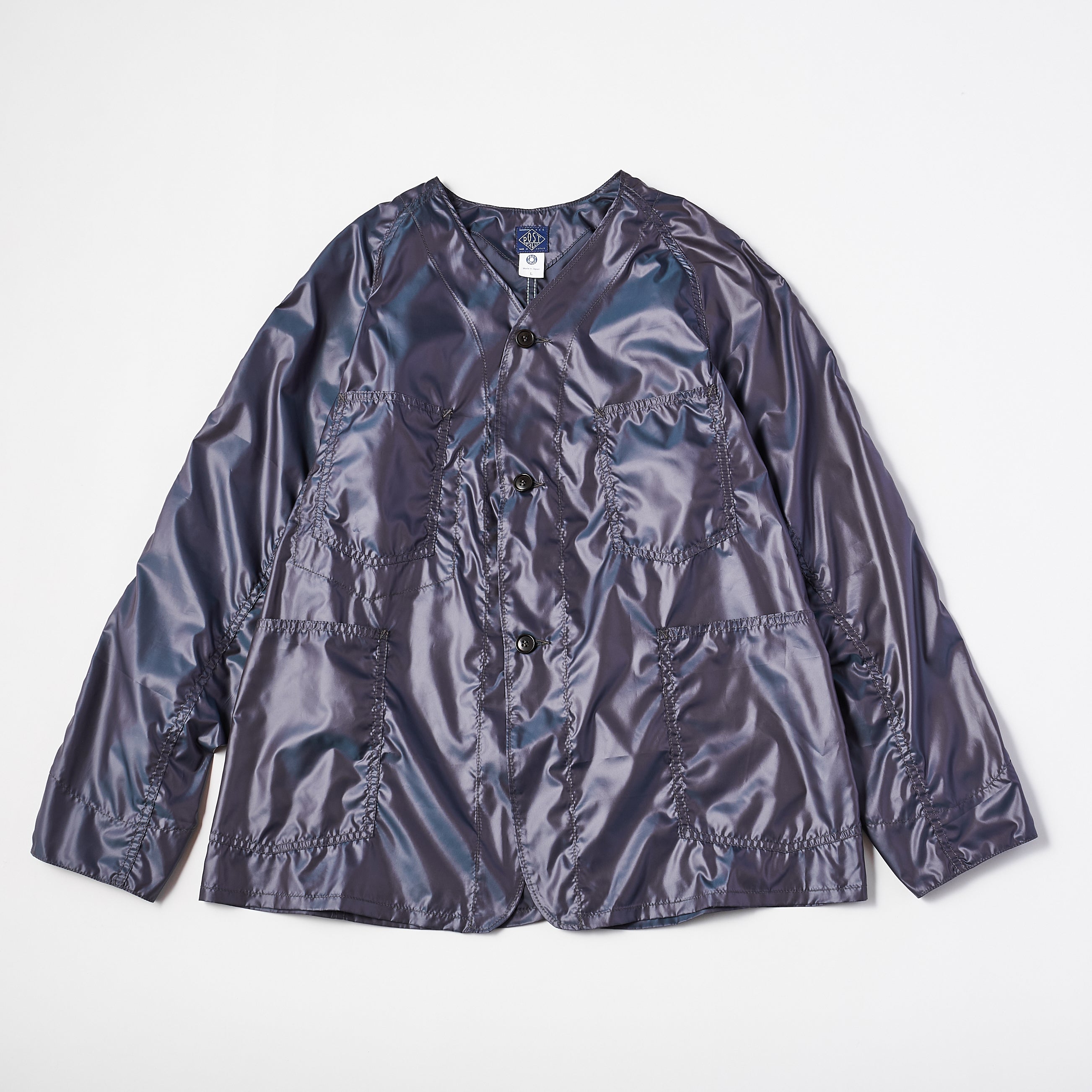 #3103 PTN POST 42 DV : poly taffeta iridescent navy