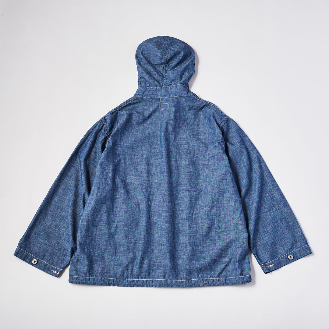 1114R NAVY Parka 3-R 11 : chambray indigo – POST OʼALLS 1114R NAVY Parka 3-R 11 : chambray indigo – POST OʼALLS