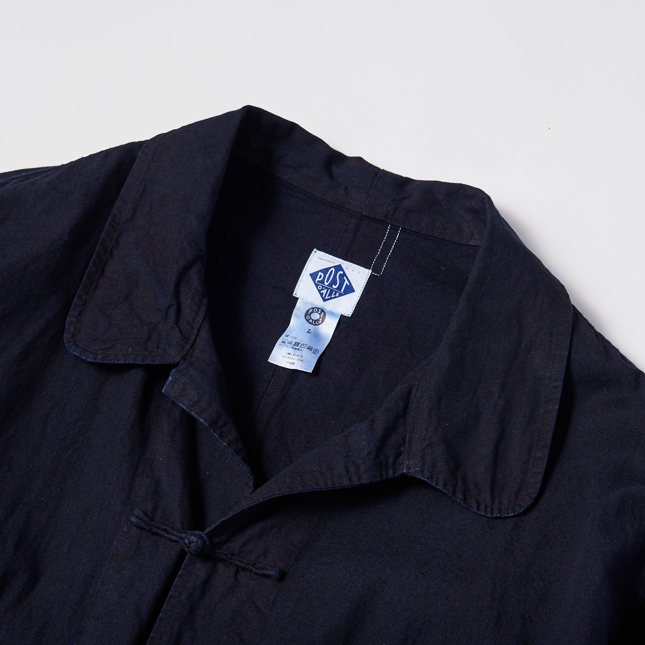 #3107C-IS POST Chinois : indigo sheeting indigo