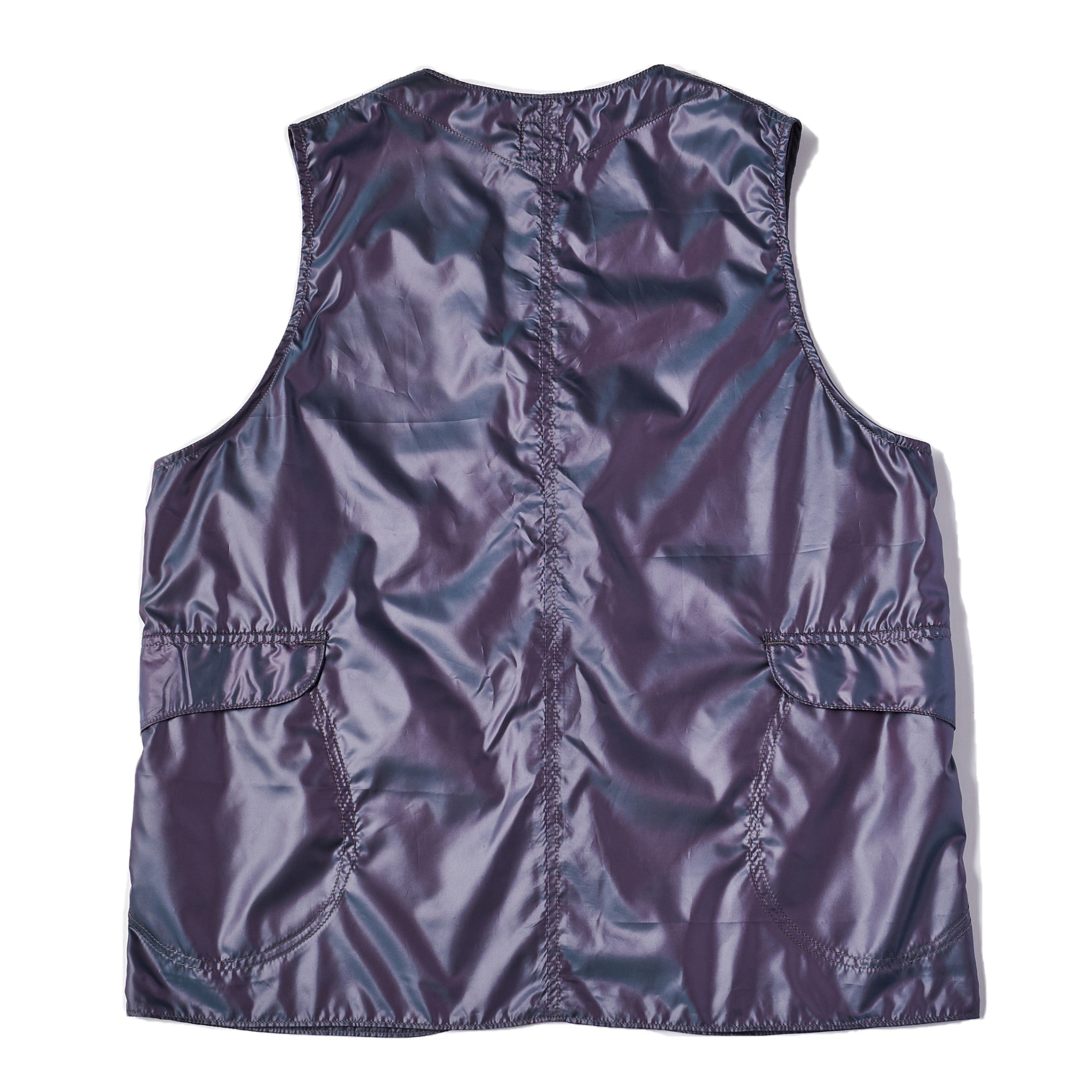 #1512-PTN Royal Traveler : poly taffeta iridescent navy