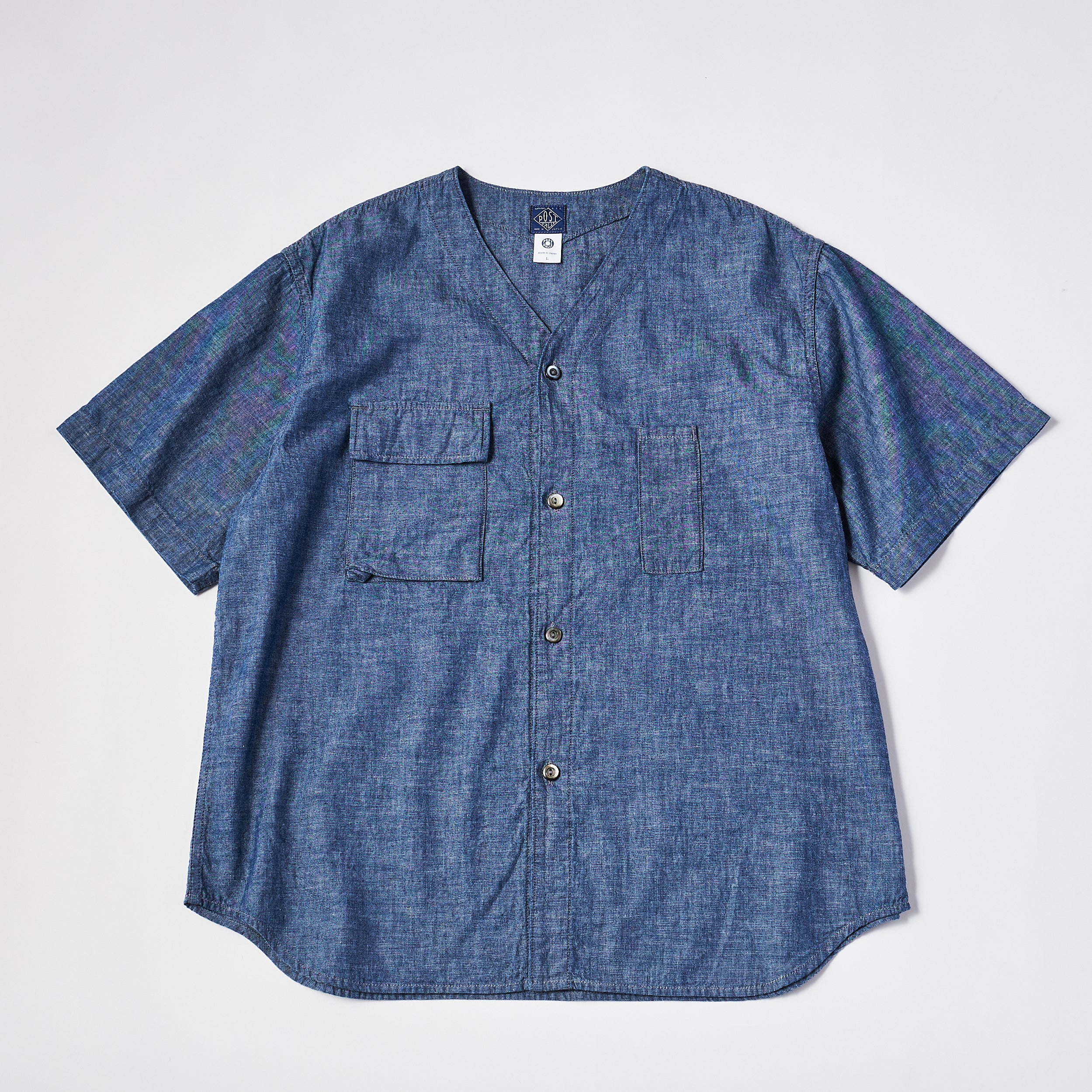 #3204 11 BDU Shirt : chambray indigo