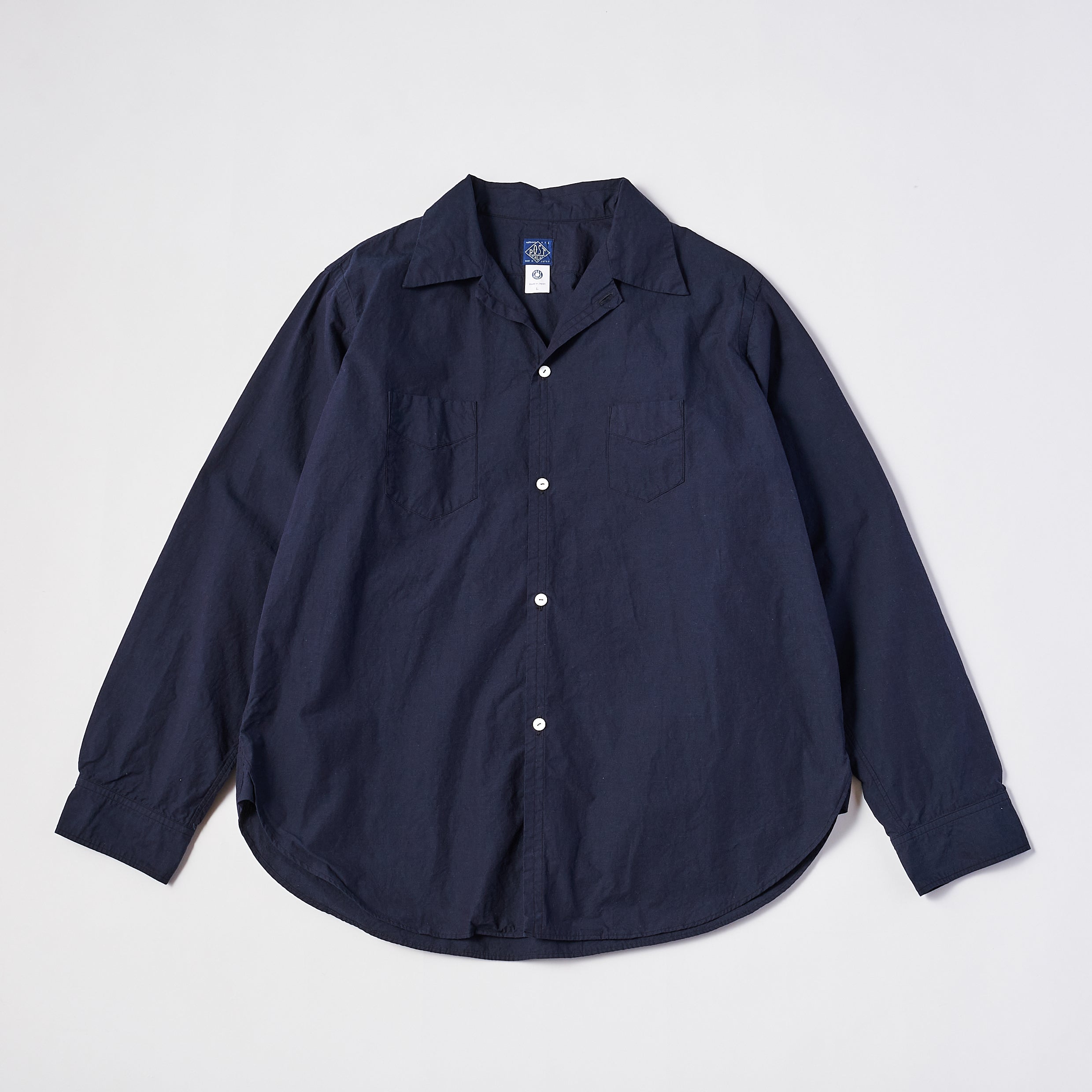 #3211 CLSN NEUTRA 3 : cotton x linen sheeting navy