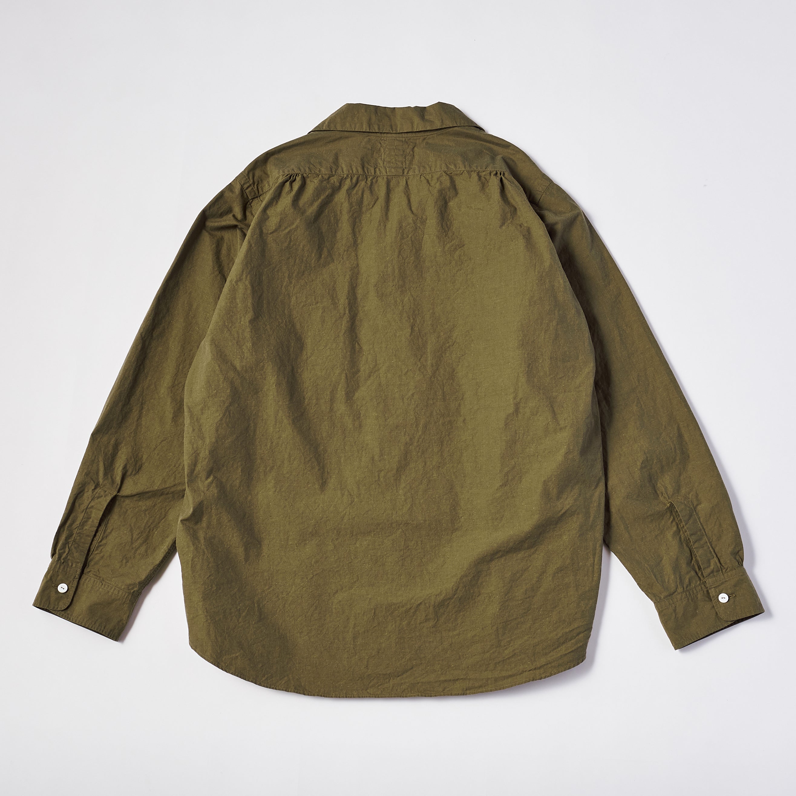 #3211 CLSO NEUTRA 3 : cotton x linen sheeting olive
