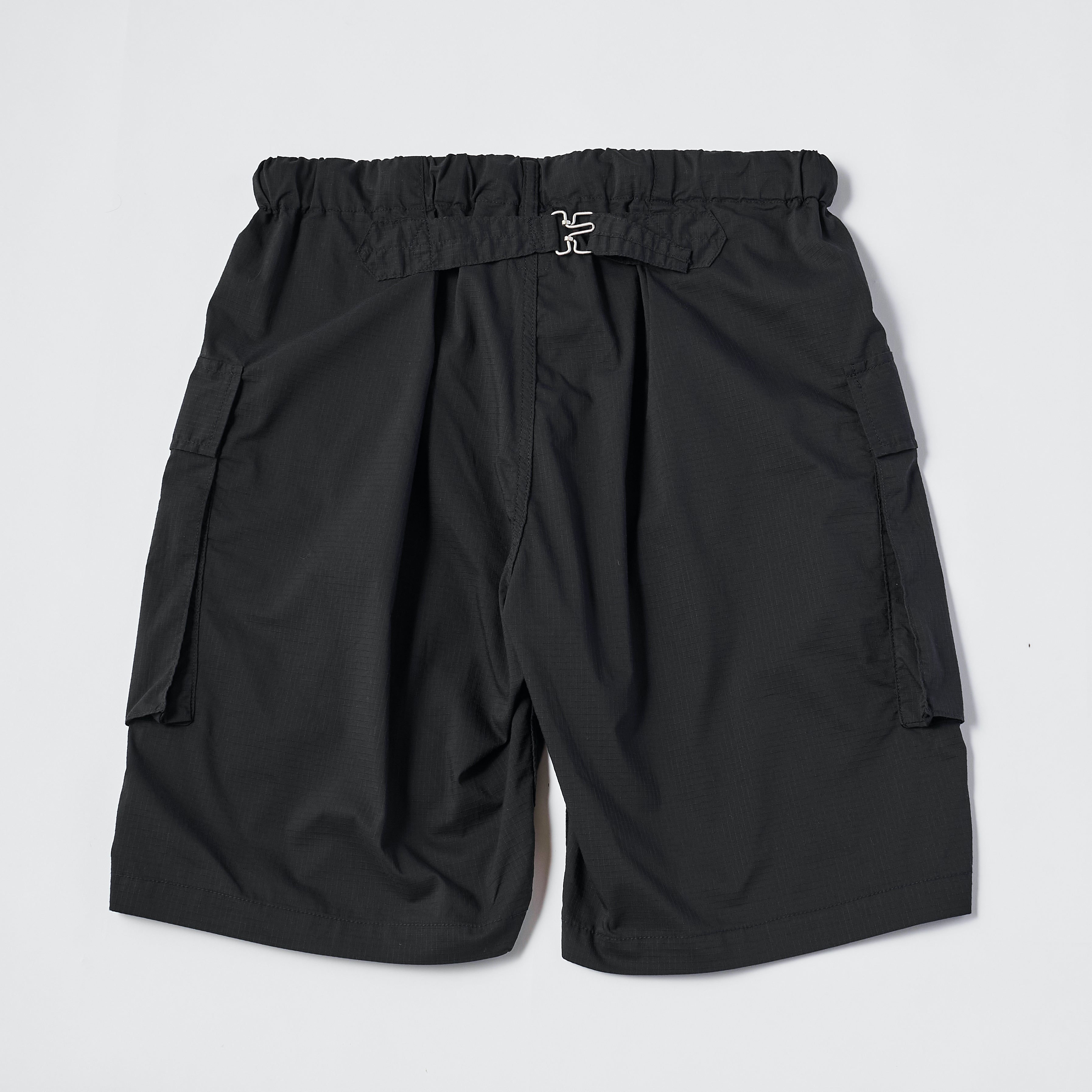 #3308S RS E-Z WALKABOUT Shorts : poly feather ripstop black