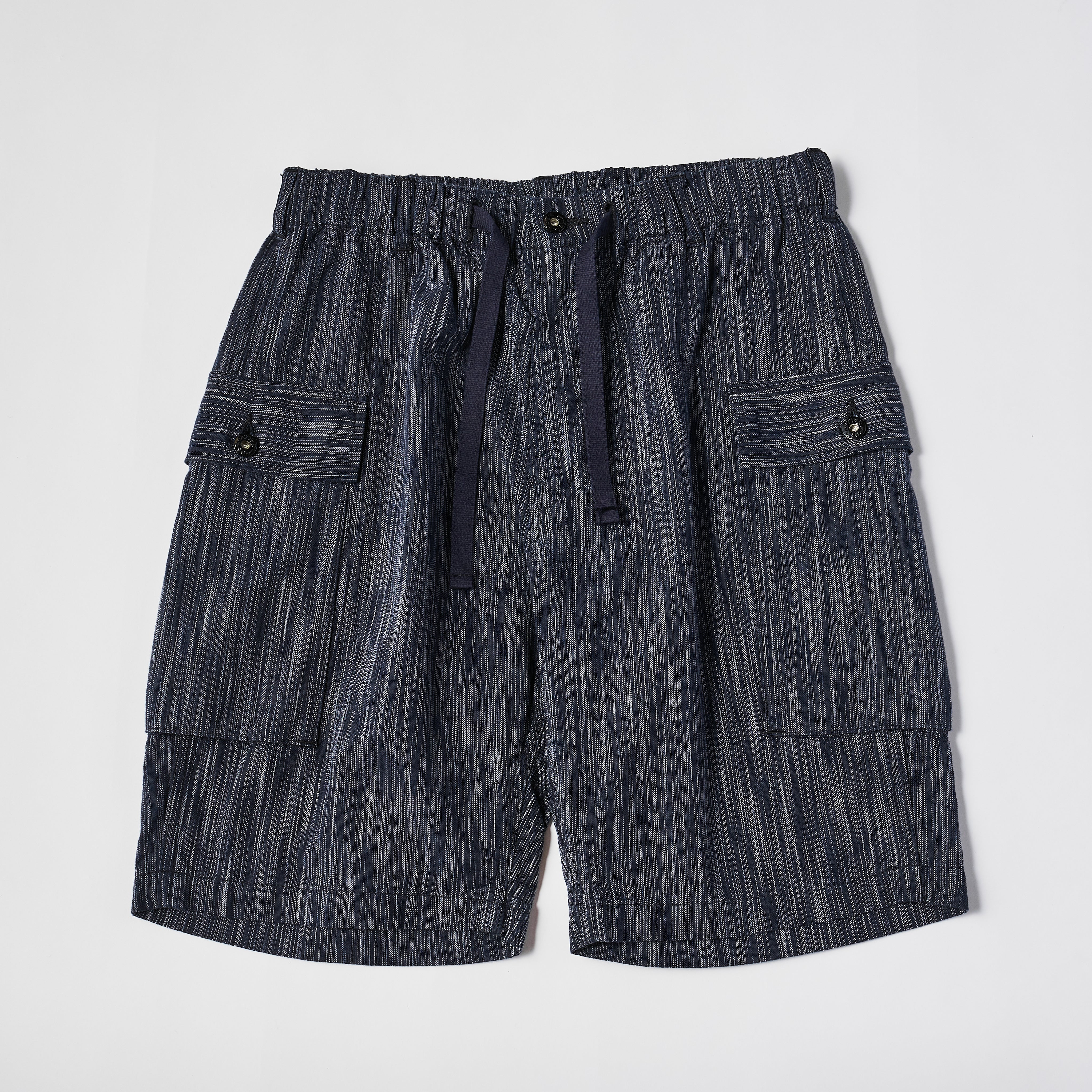 #3308S IKT E-Z WALKABOUT Shorts : ikat indigo