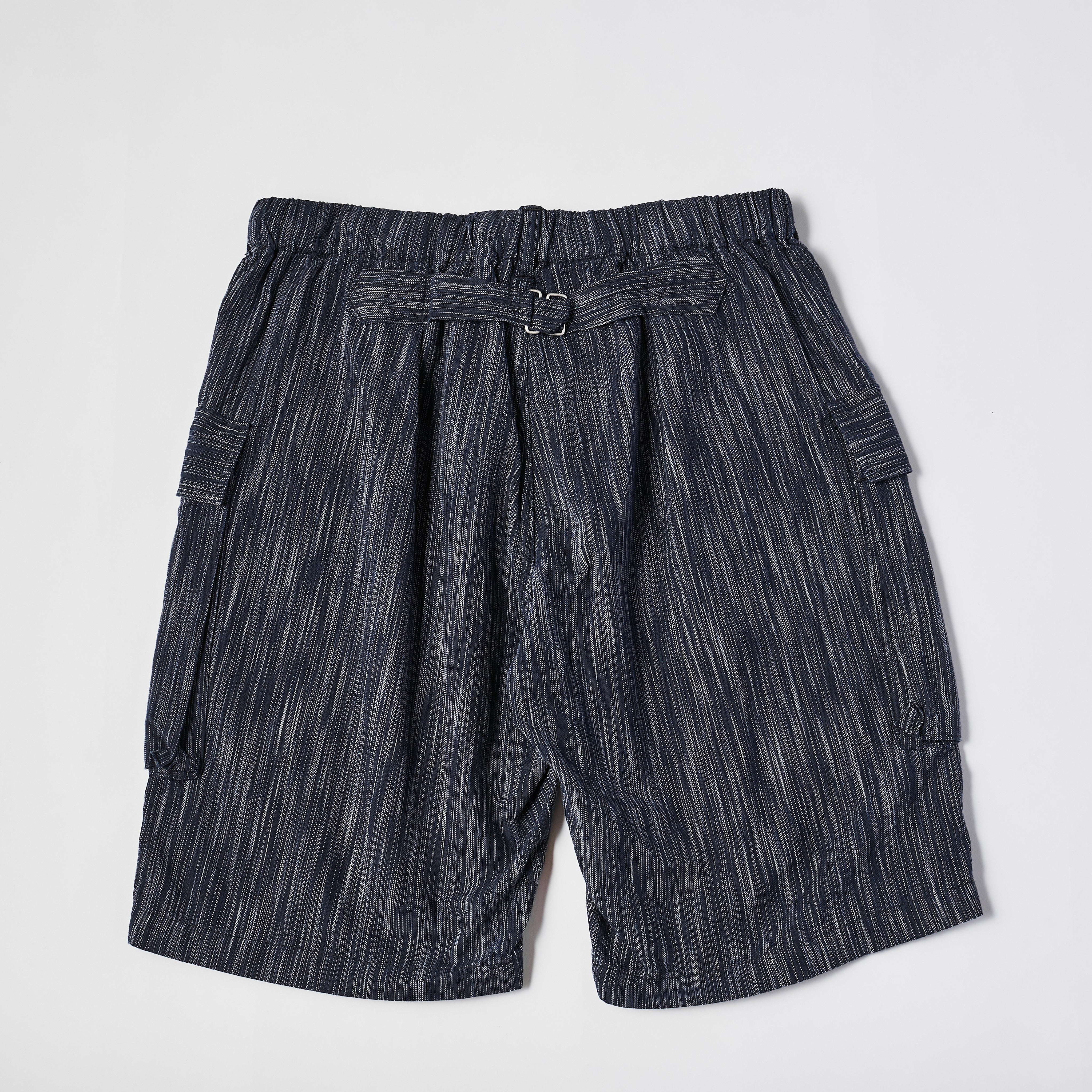 #3308S IKT E-Z WALKABOUT Shorts : ikat indigo
