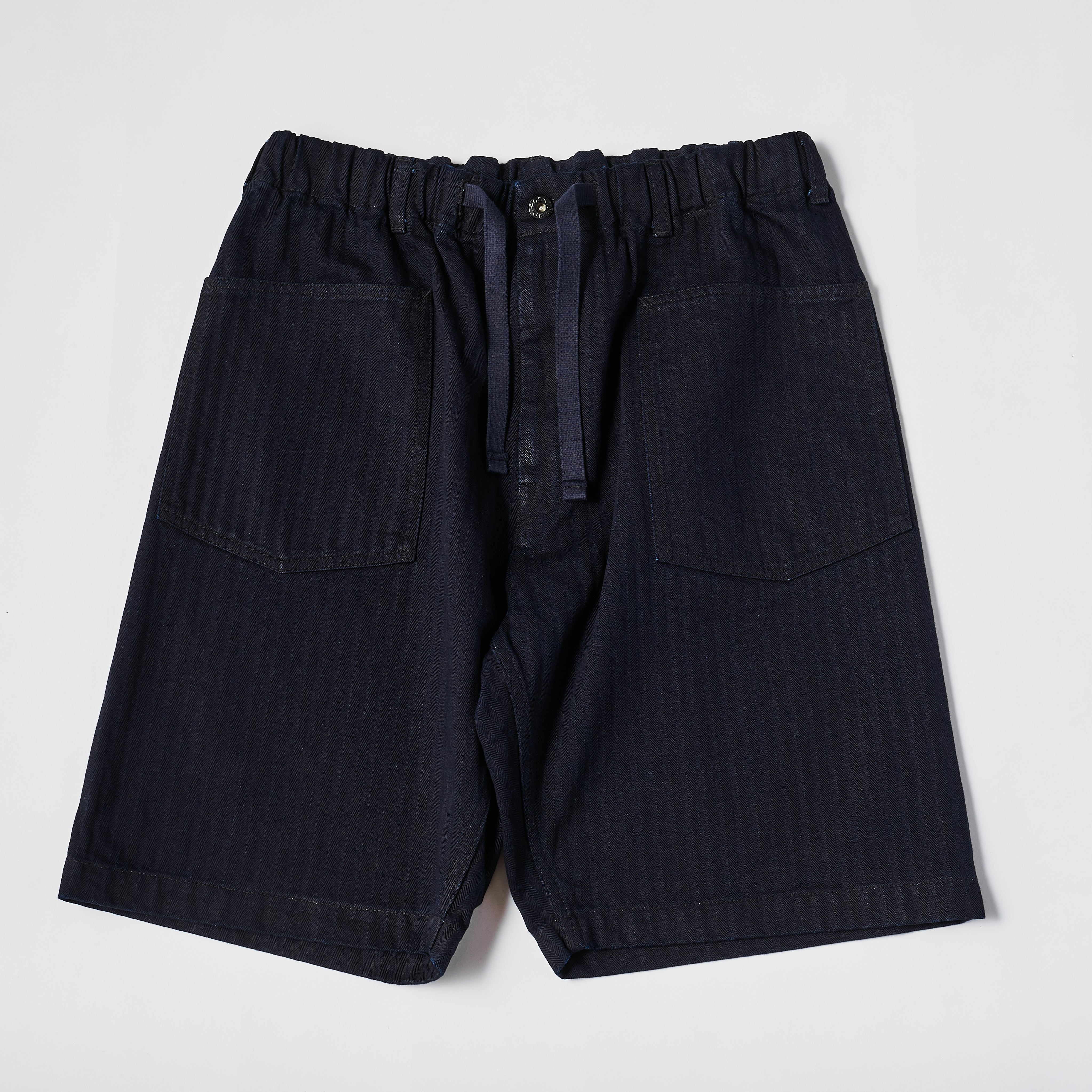 #3307S HBDN E-Z ARMY-NAVY Shorts : herringbone denim navy