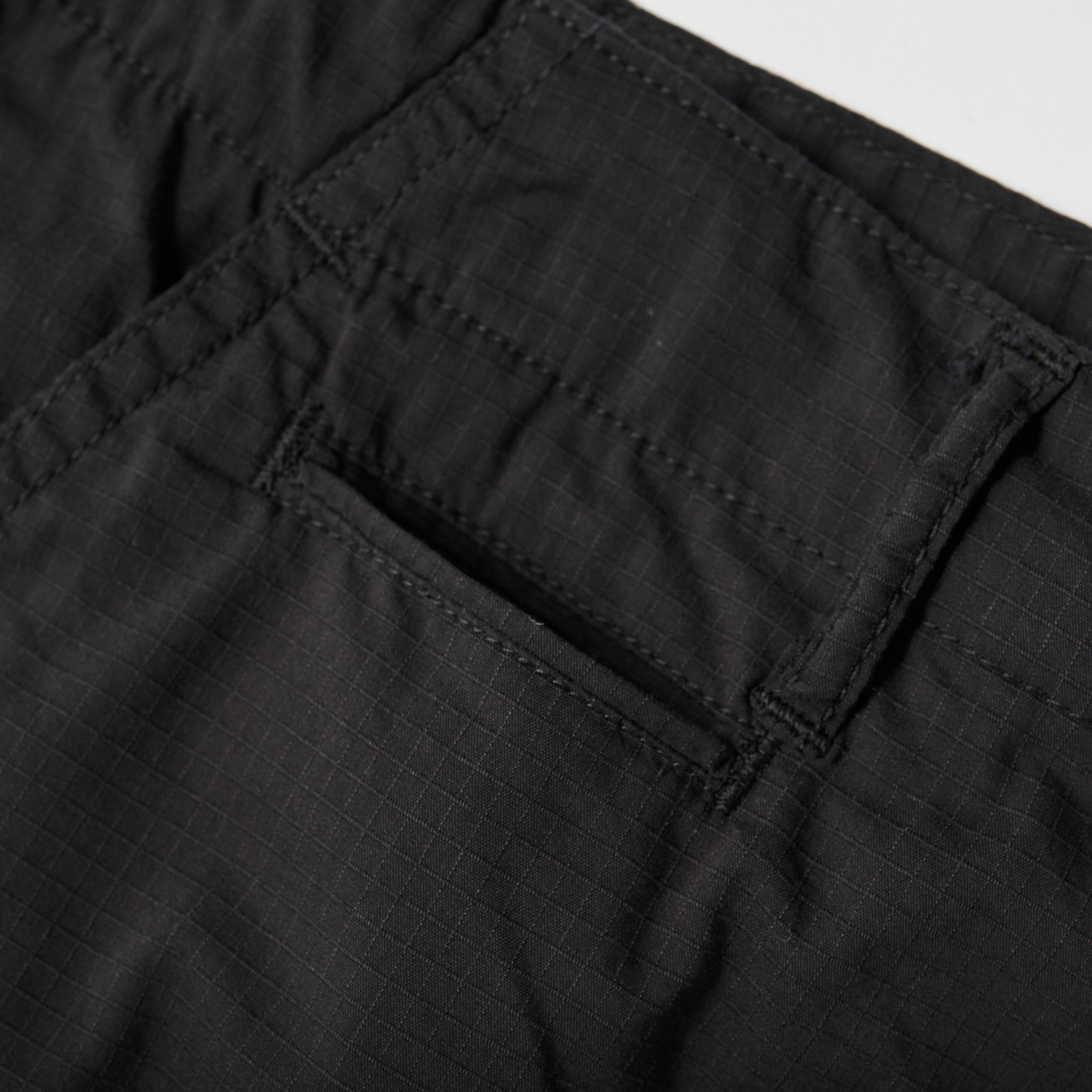 #3303S-RS Citi-Cruz Chino Shorts : poly feather ripstop black