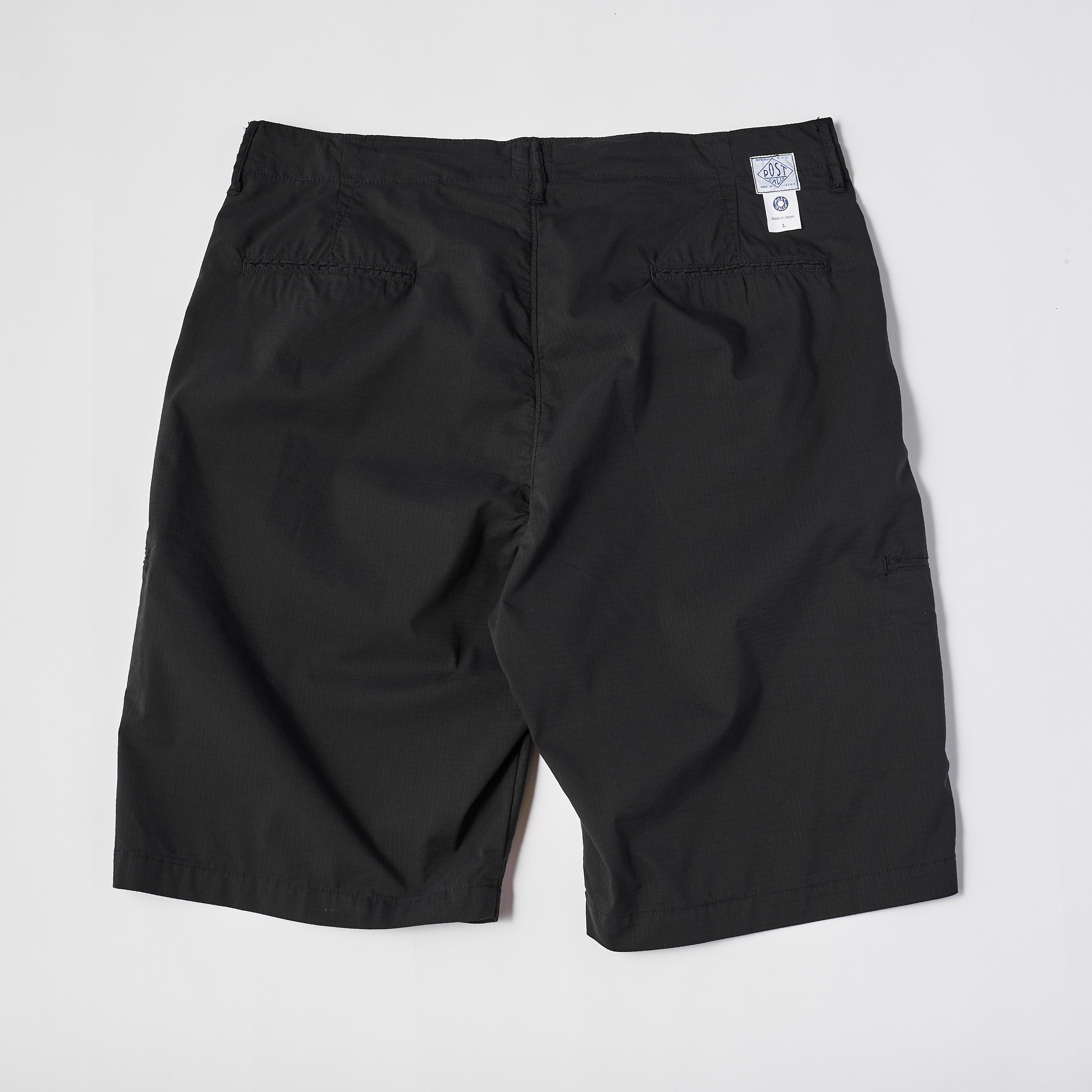 #3303S-RS Citi-Cruz Chino Shorts : poly feather ripstop black