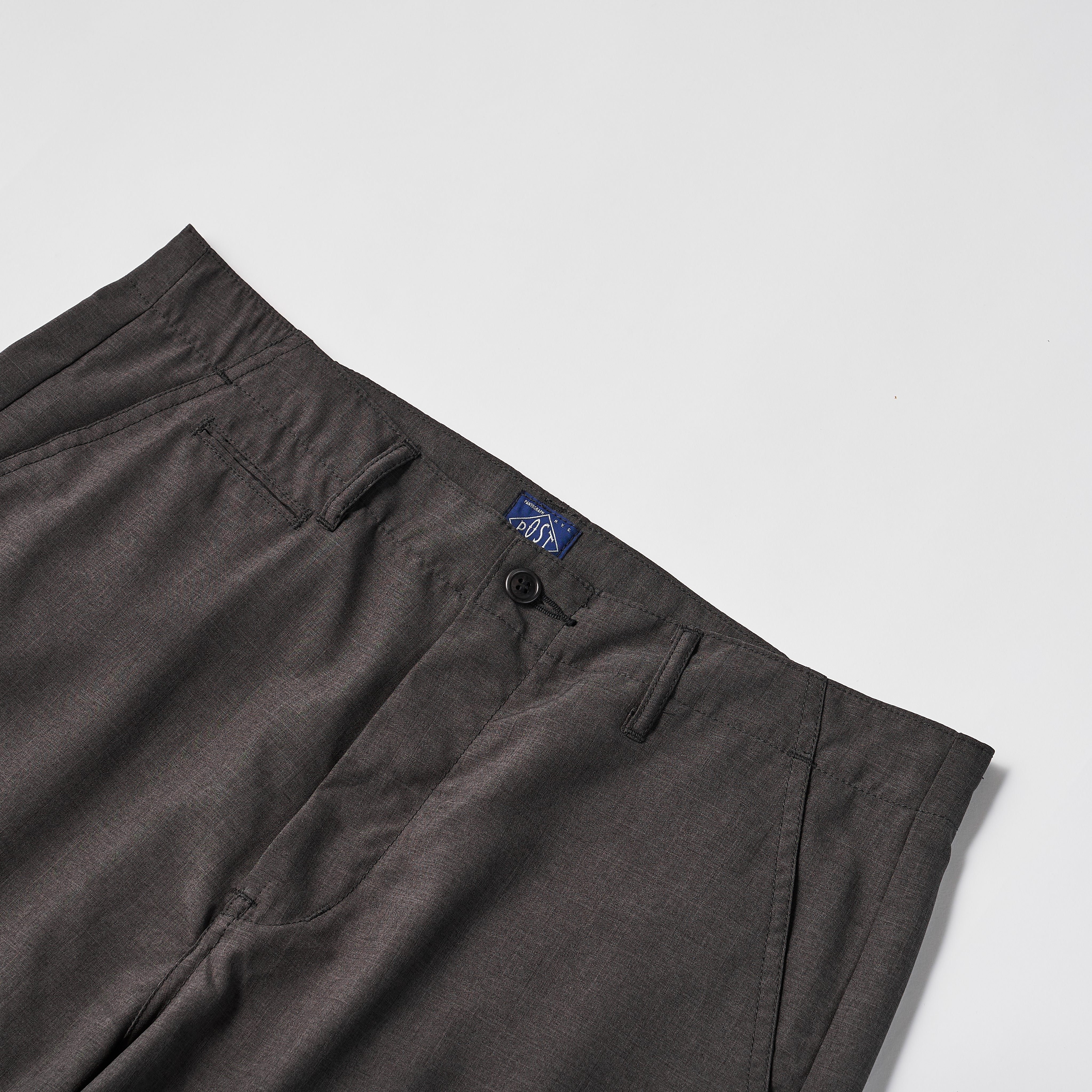 #3303S-PH Citi-Cruz Chino Shorts : poly heather gray