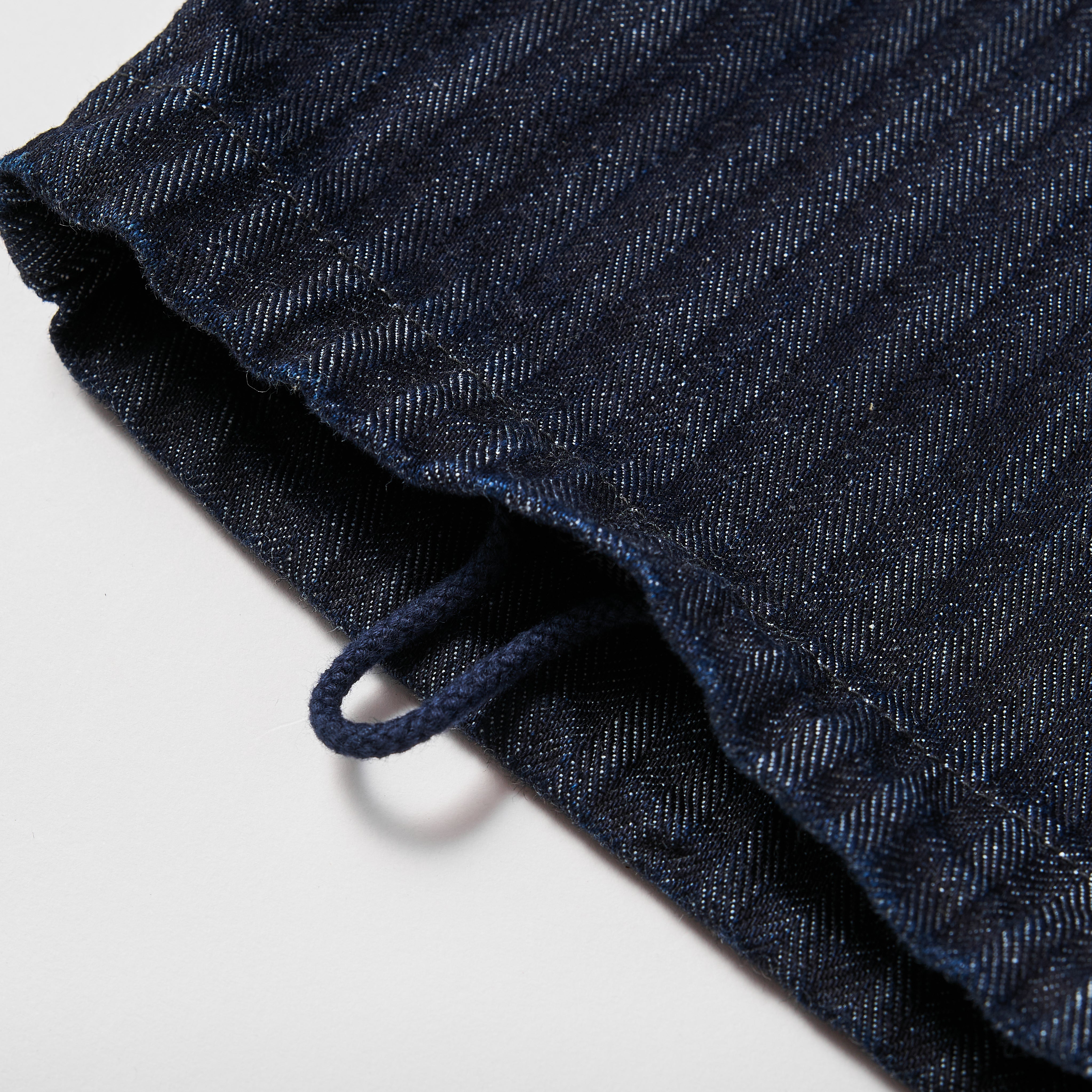 #3307 E-Z ARMY-NAVY Pants HBDI : herringbone denim indigo