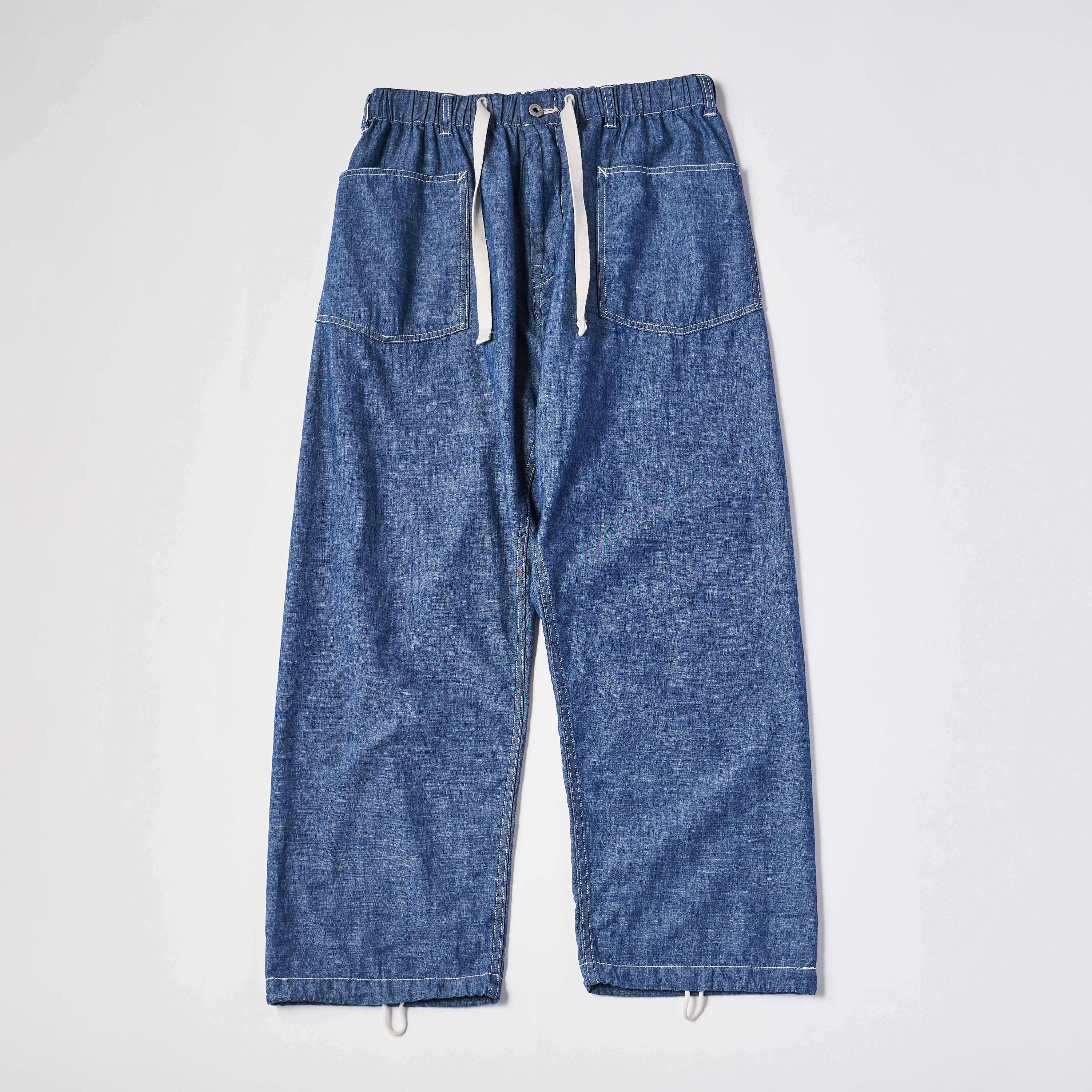 #3307 E-Z ARMY-NAVY Pants 11 : chambray indigo