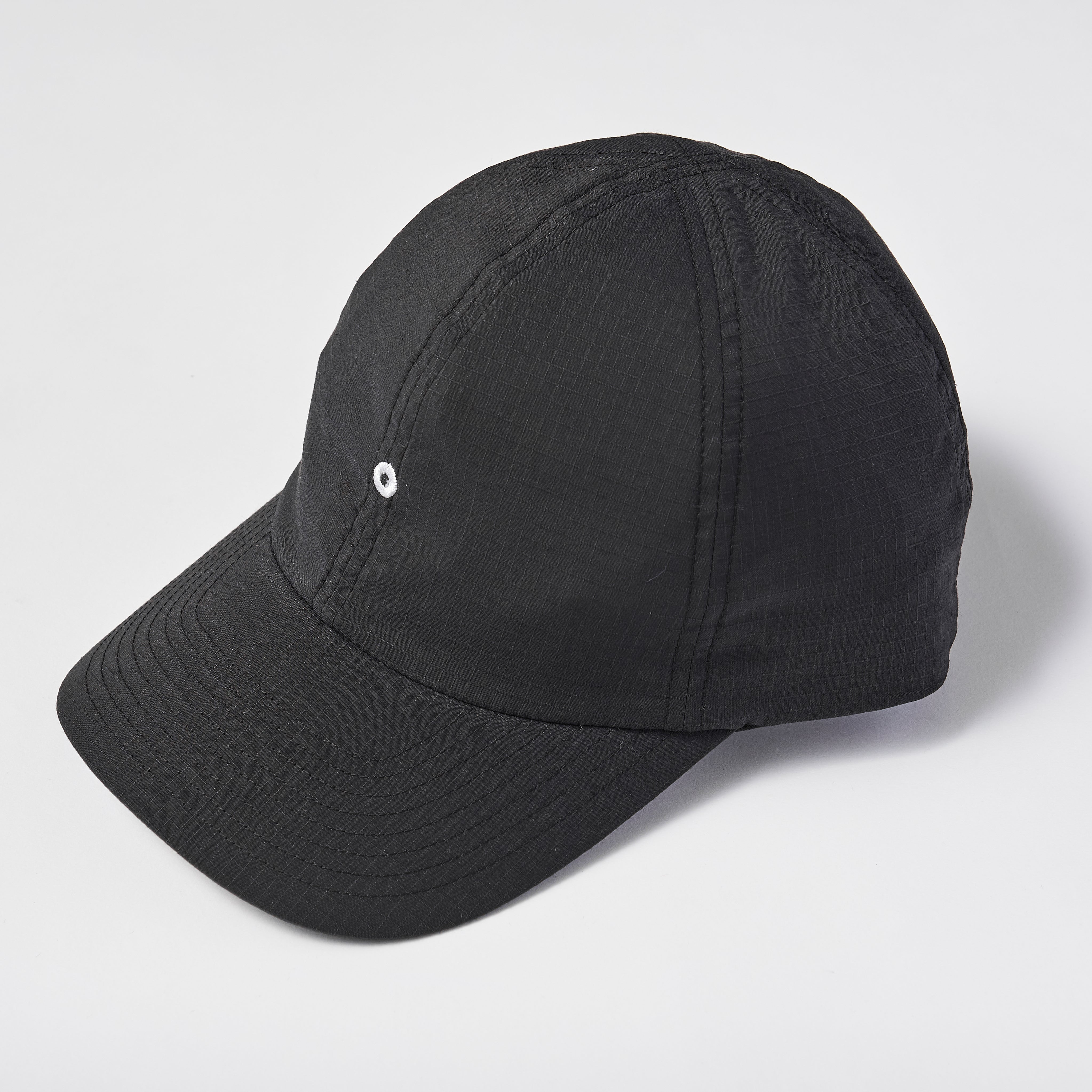 #3903 POST Ball Cap RS : poly feather ripstop black