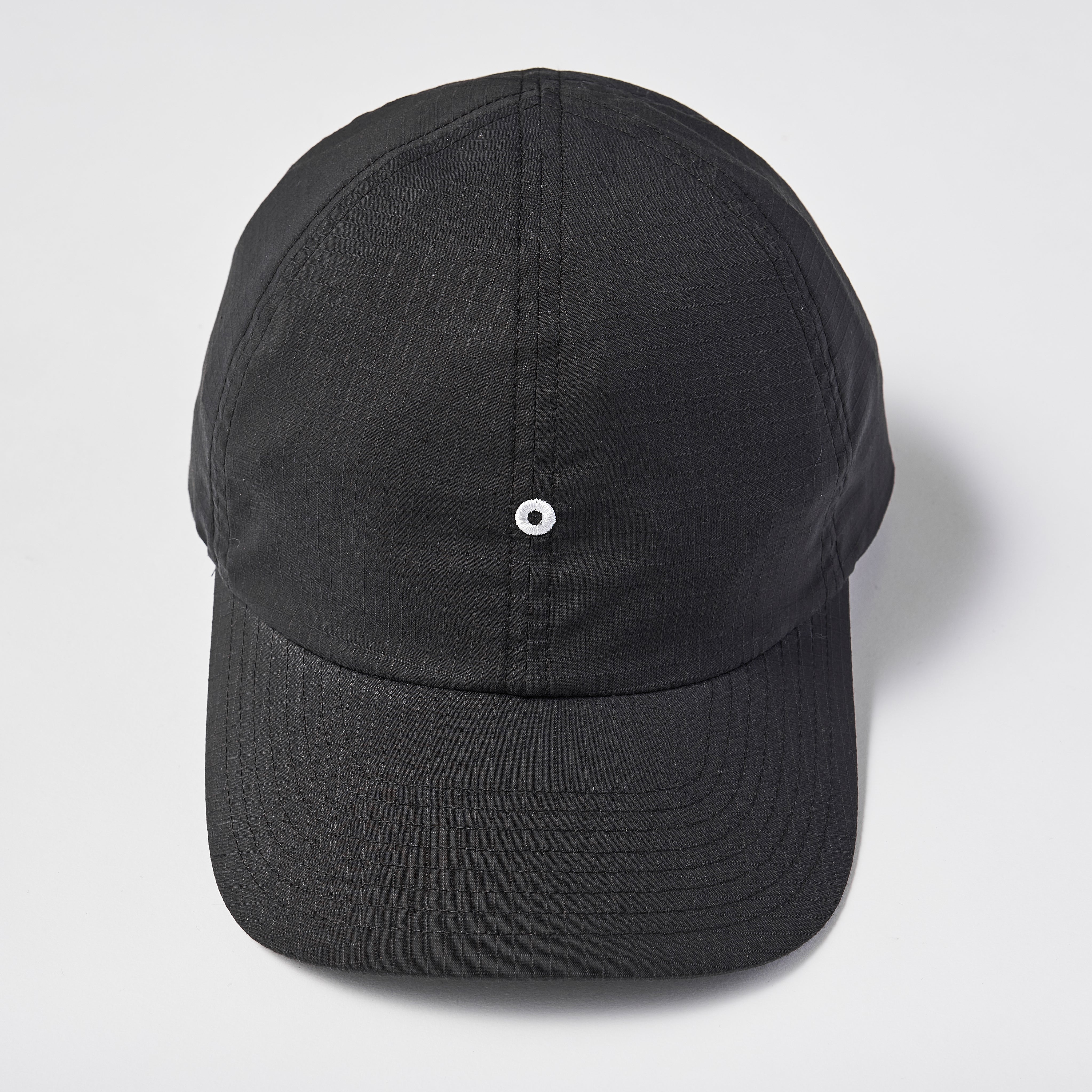 #3903 POST Ball Cap RS : poly feather ripstop black