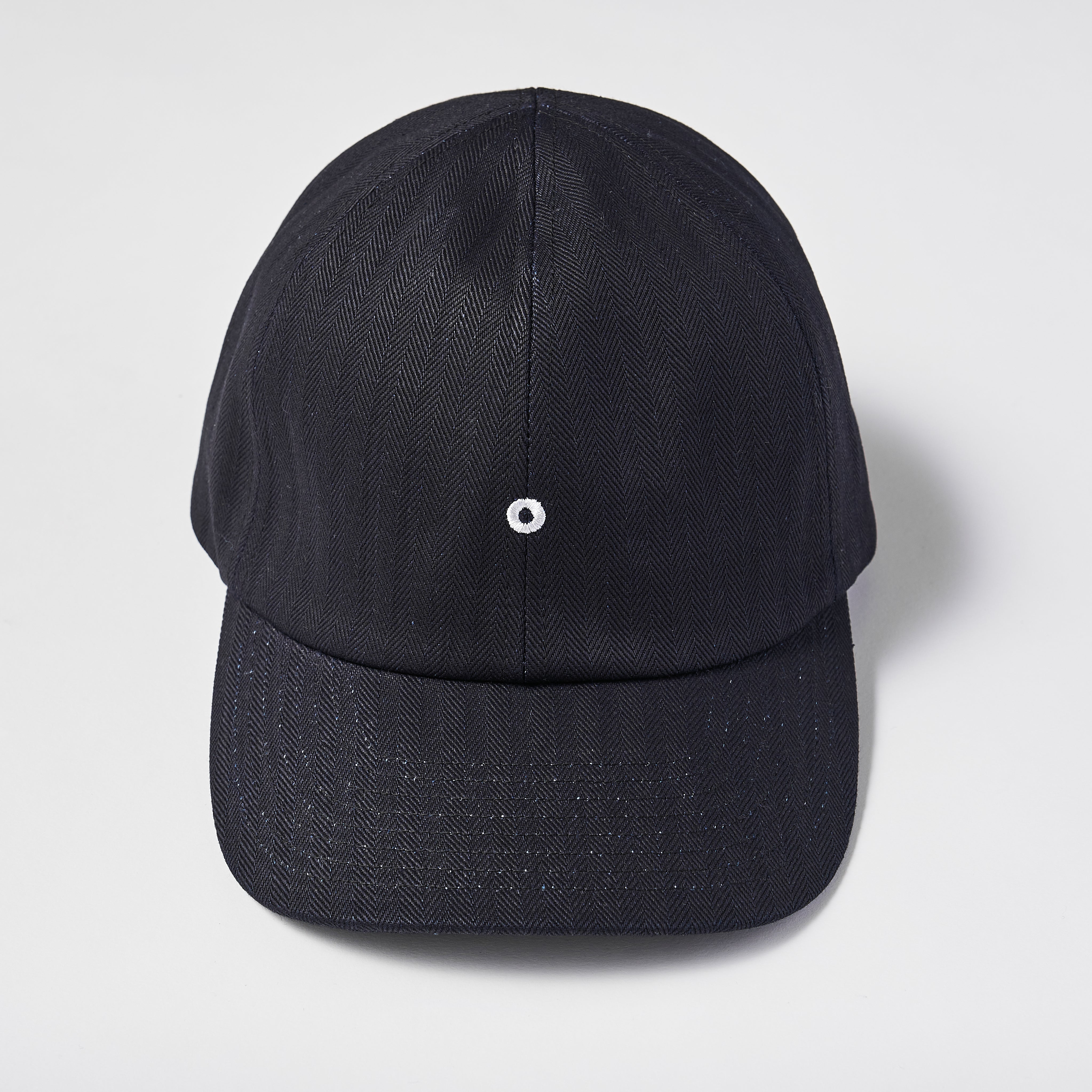 #3903 POST Ball Cap HBDN : herringbone denim navy