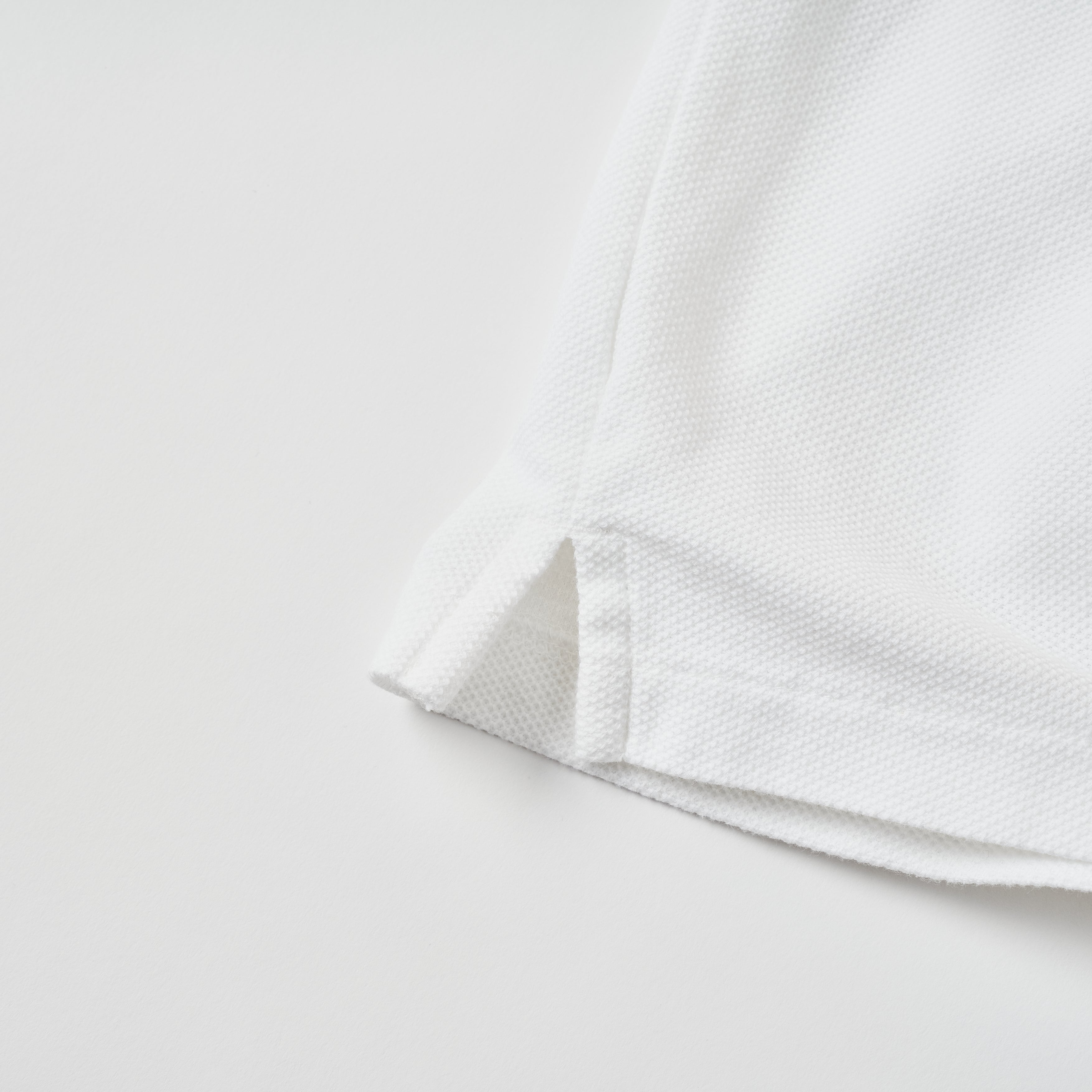 #3620-WWP POST Binder Tee 2 : honeycomb pique white (Shop Special)