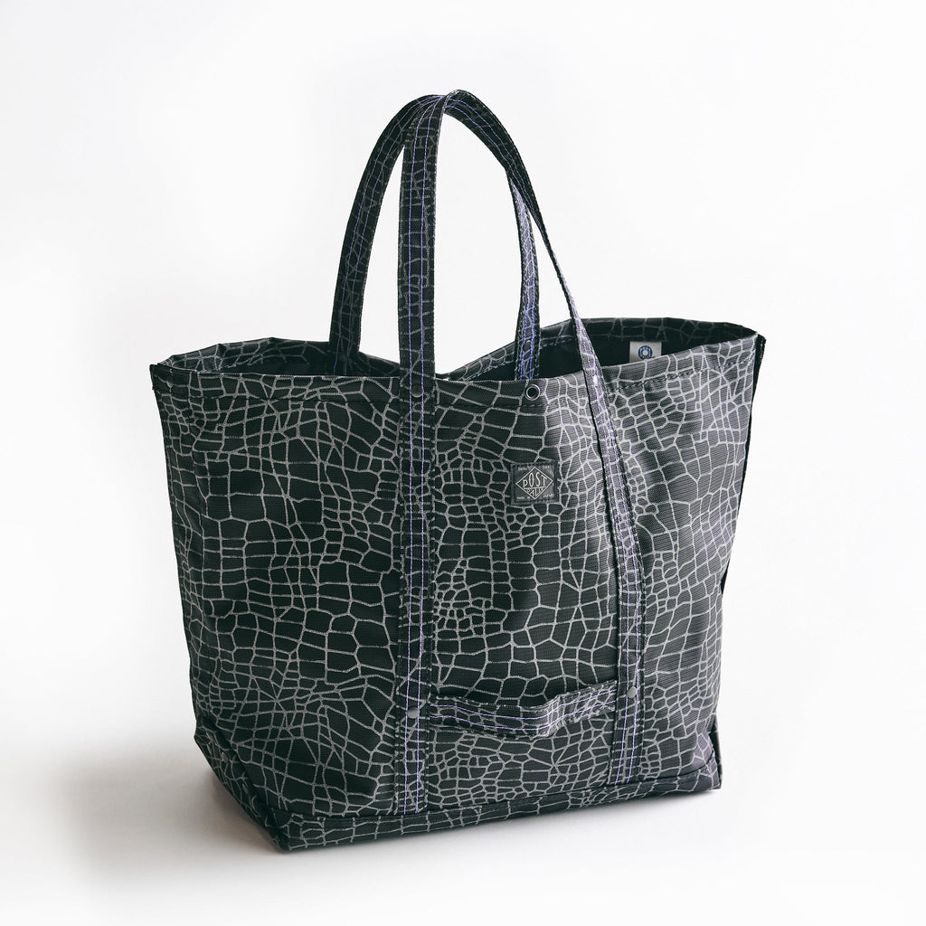 4203-SW Bell Tote (M) : Spider Web black – POST OʼALLS