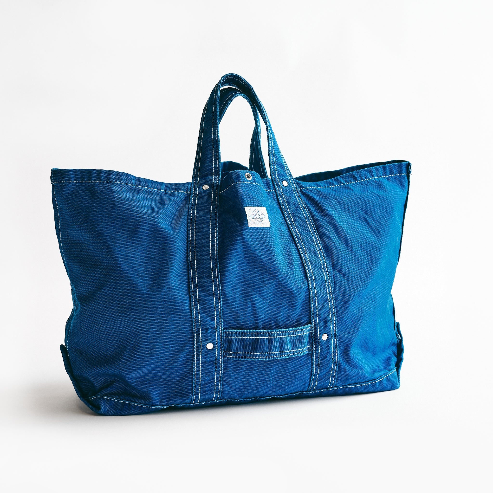 #4204-CDI Bell Tote (L) : cotton duck indigo