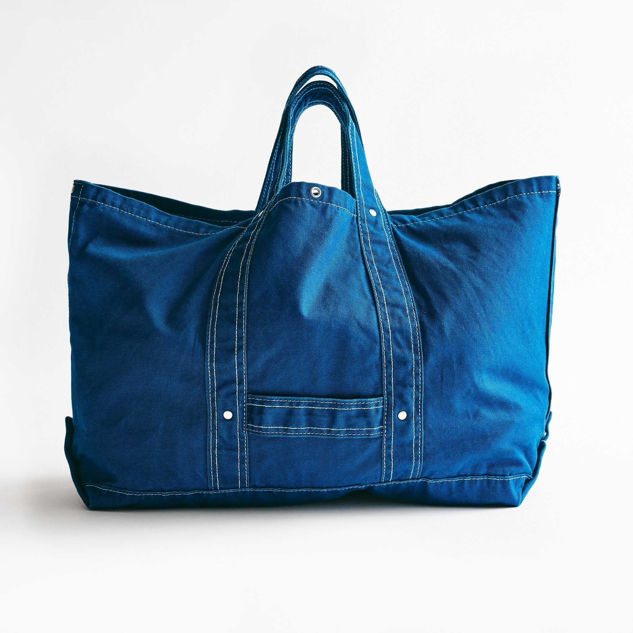 #4204-CDI Bell Tote (L) : cotton duck indigo