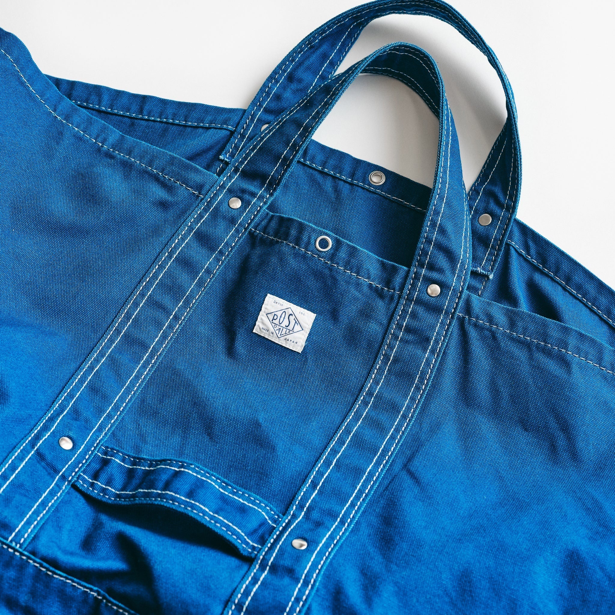 #4204-CDI Bell Tote (L) : cotton duck indigo